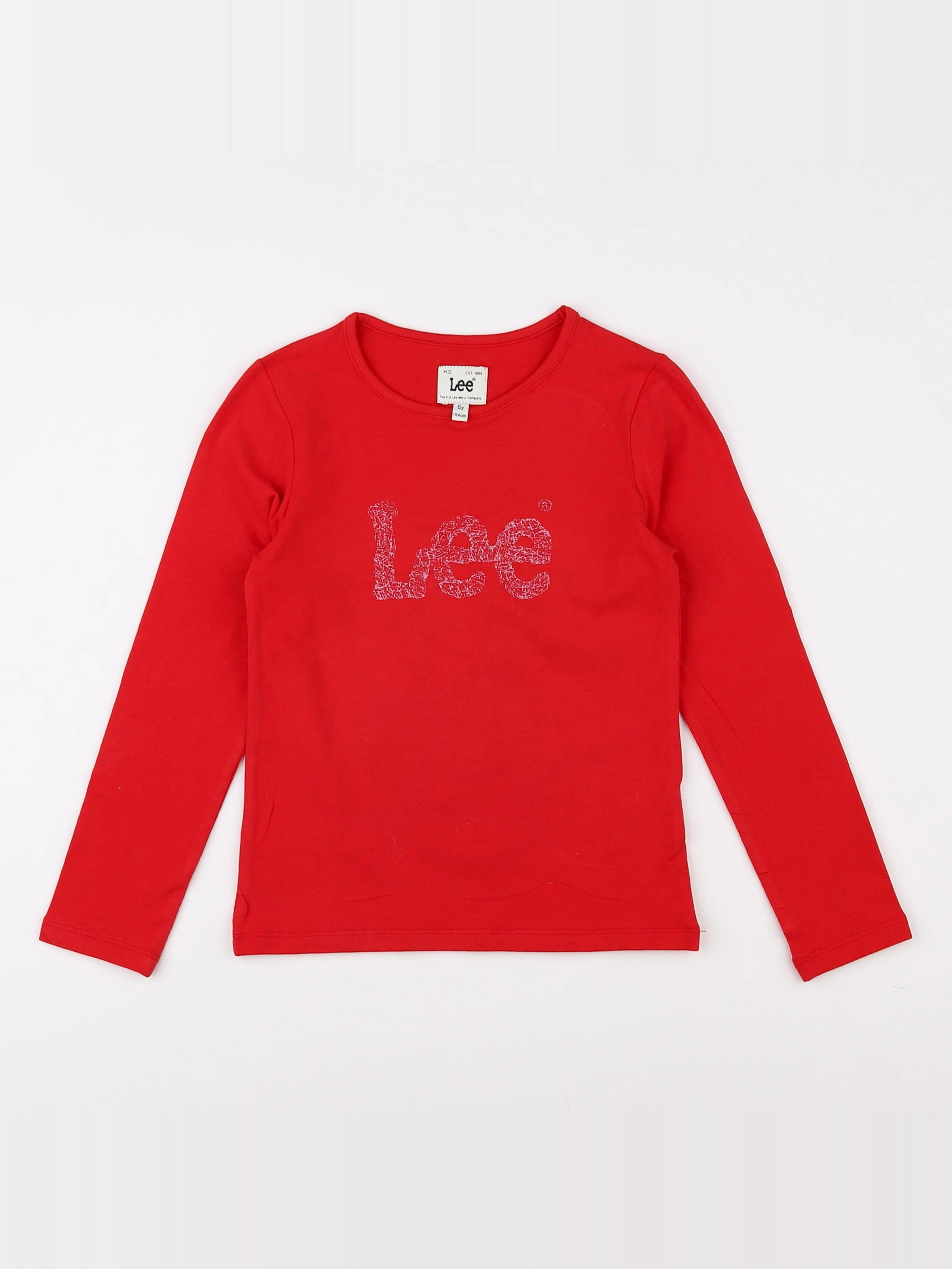 Lee - tee-shirt rouge - 6 ans