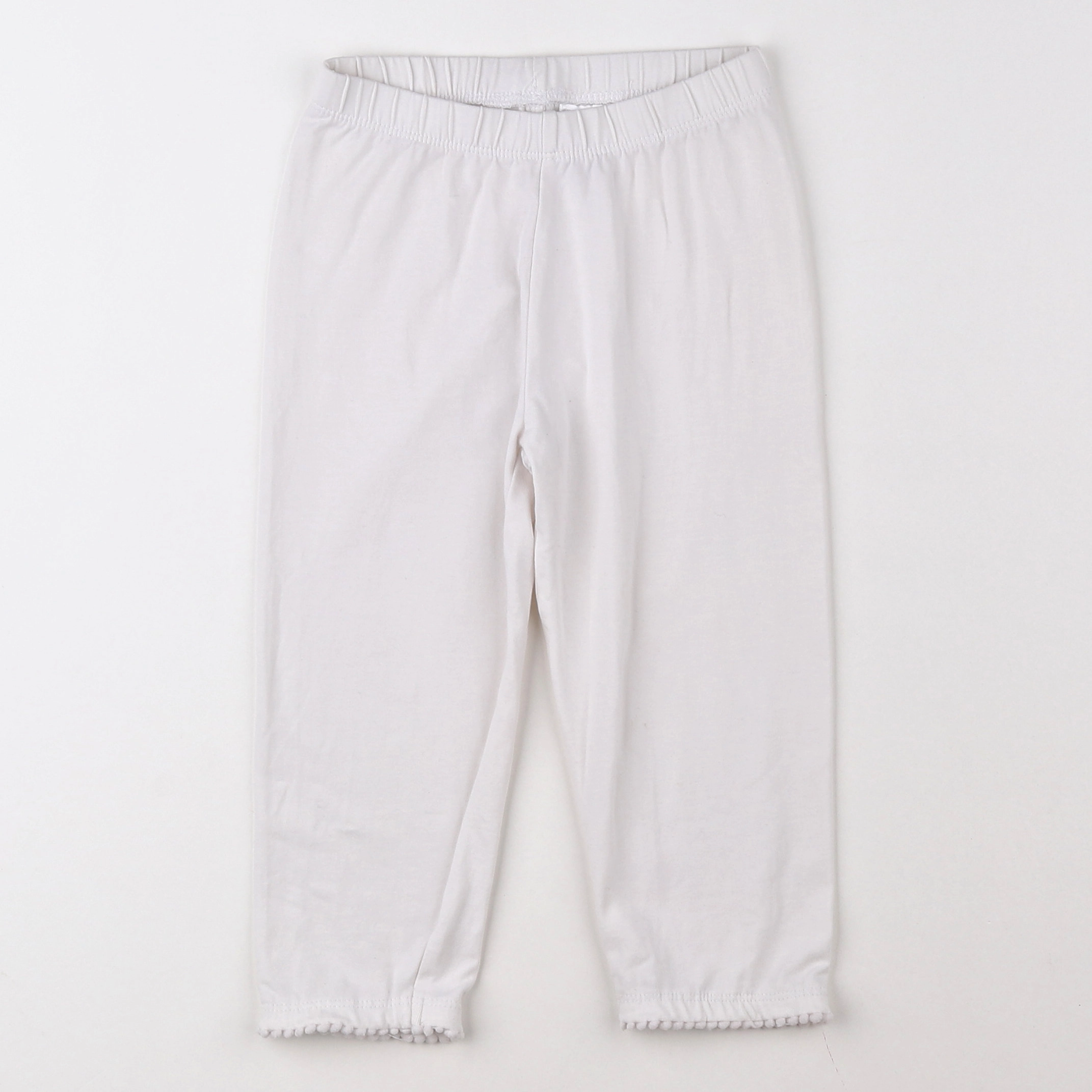 Vertbaudet - legging court blanc - 9 ans