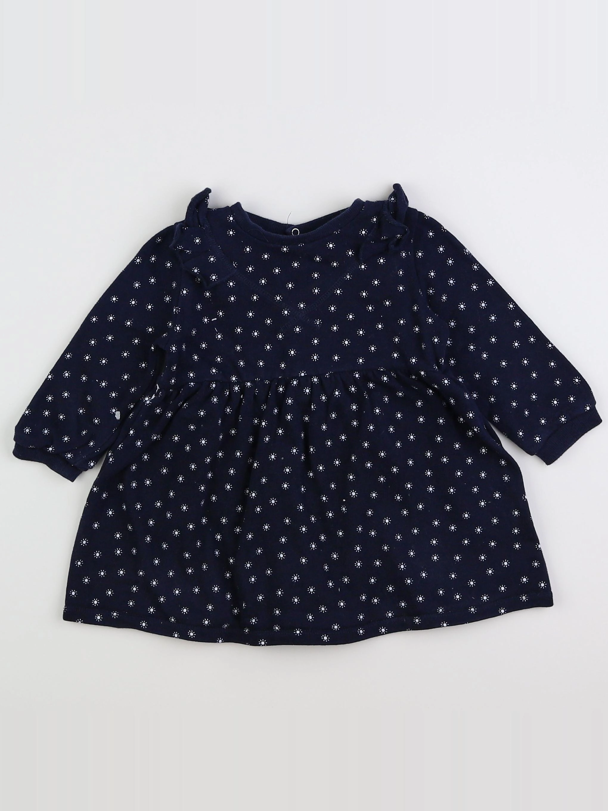 Boutchou - robe bleu - 12 mois