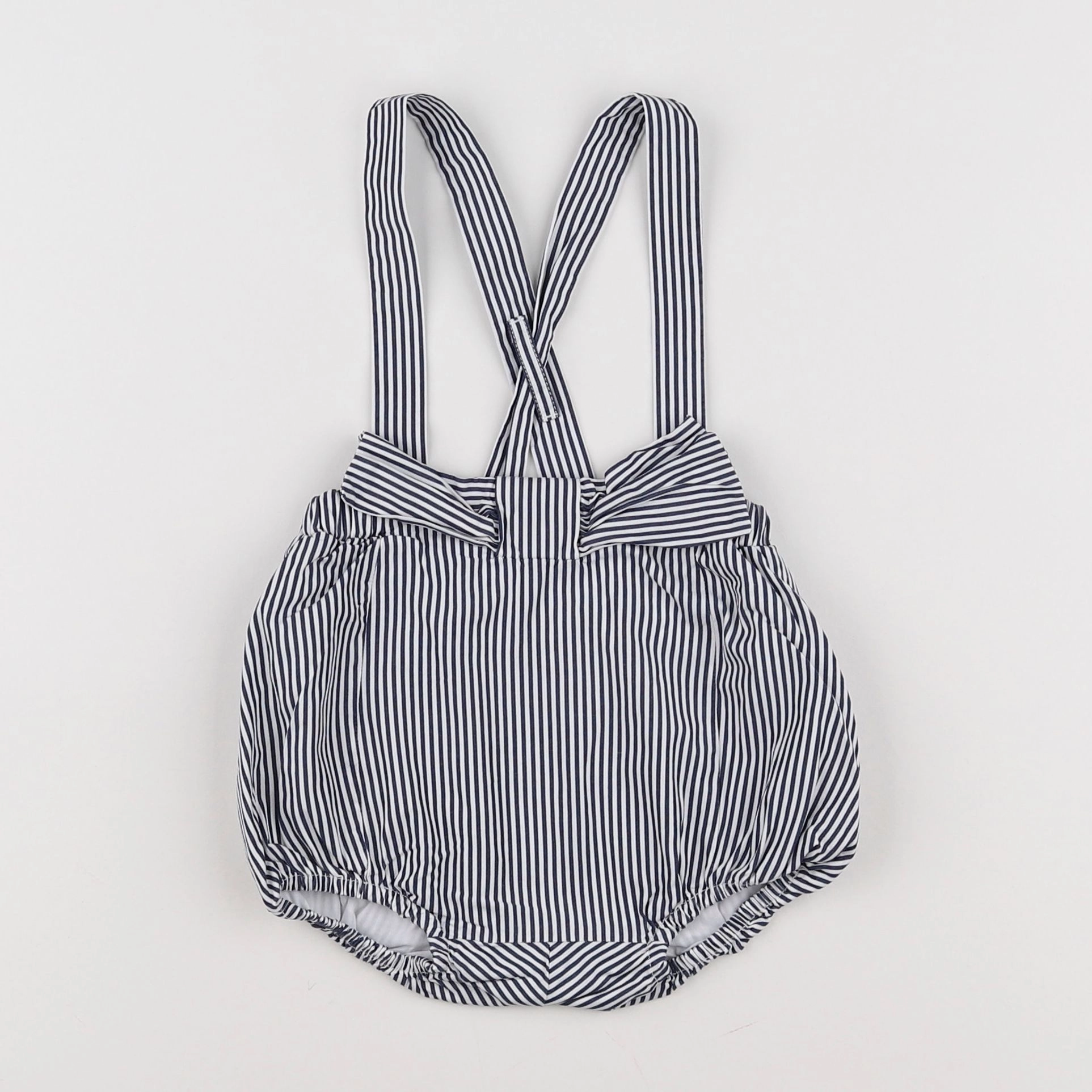 Jacadi - short blanc, bleu - 12 mois