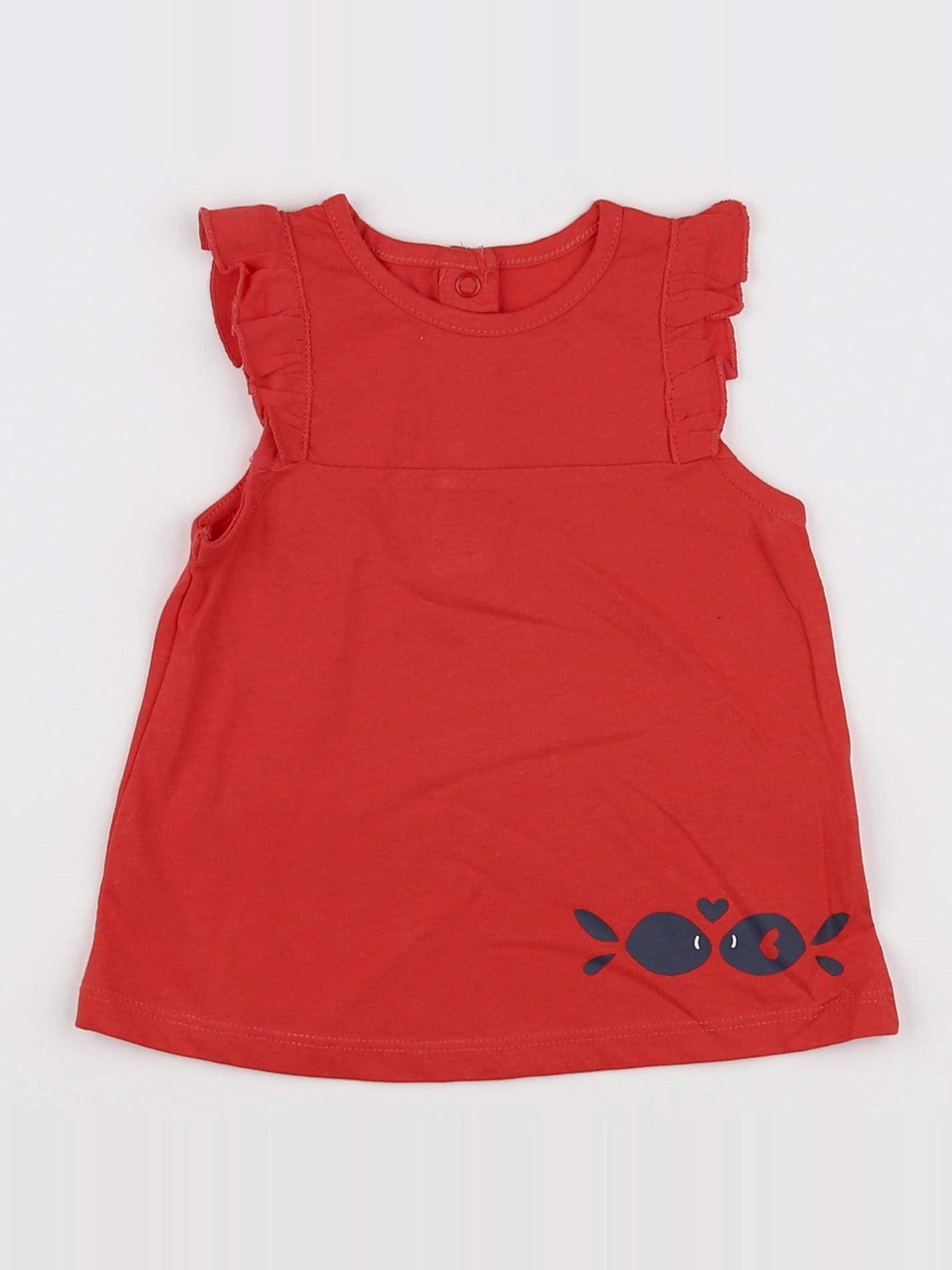 La Redoute - robe rouge - 9 mois