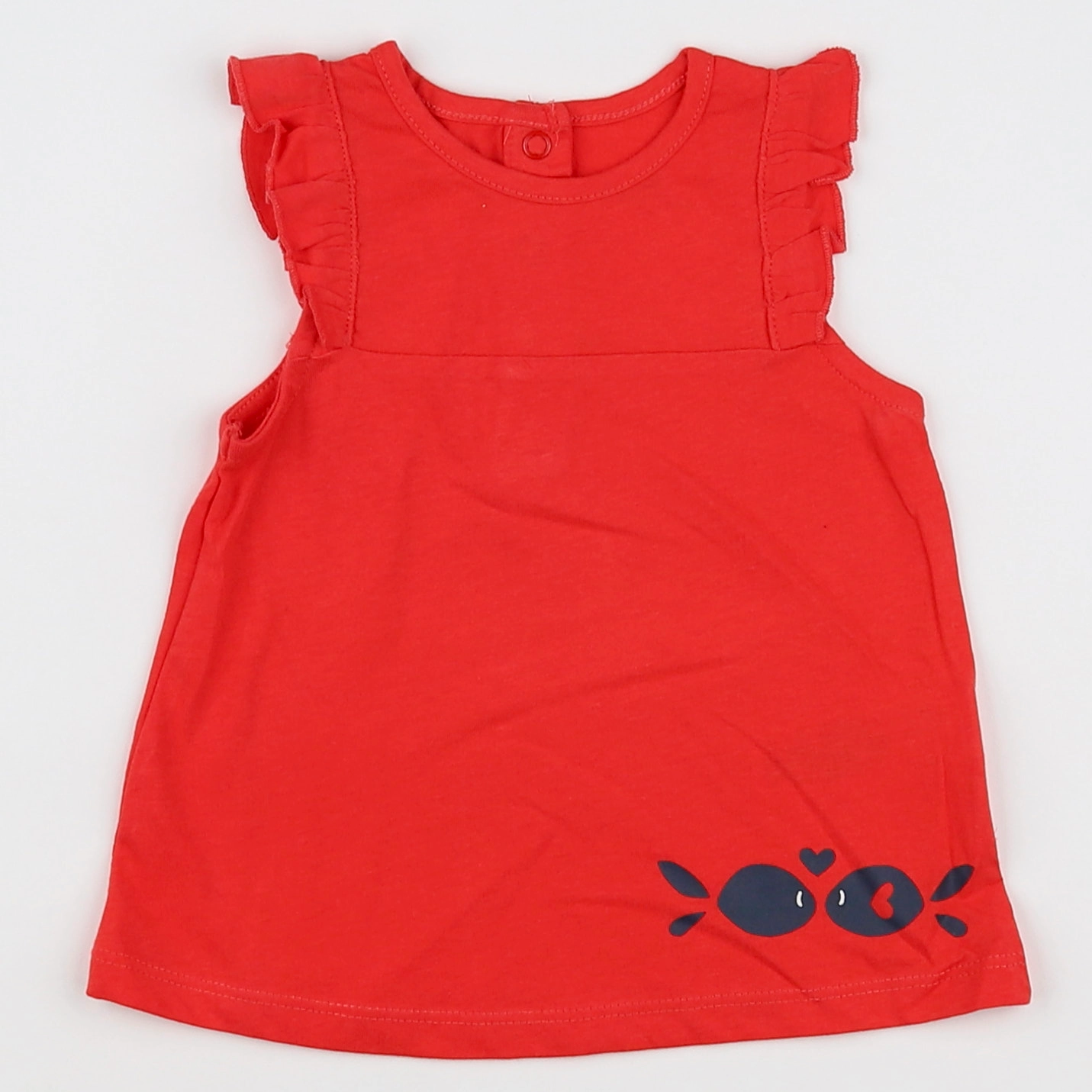 La Redoute - robe rouge - 9 mois