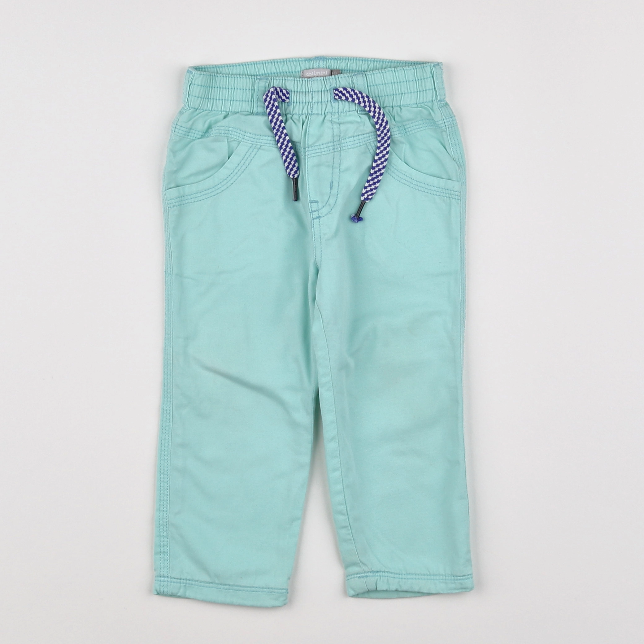 Catimini - pantalon doublé vert - 18 mois