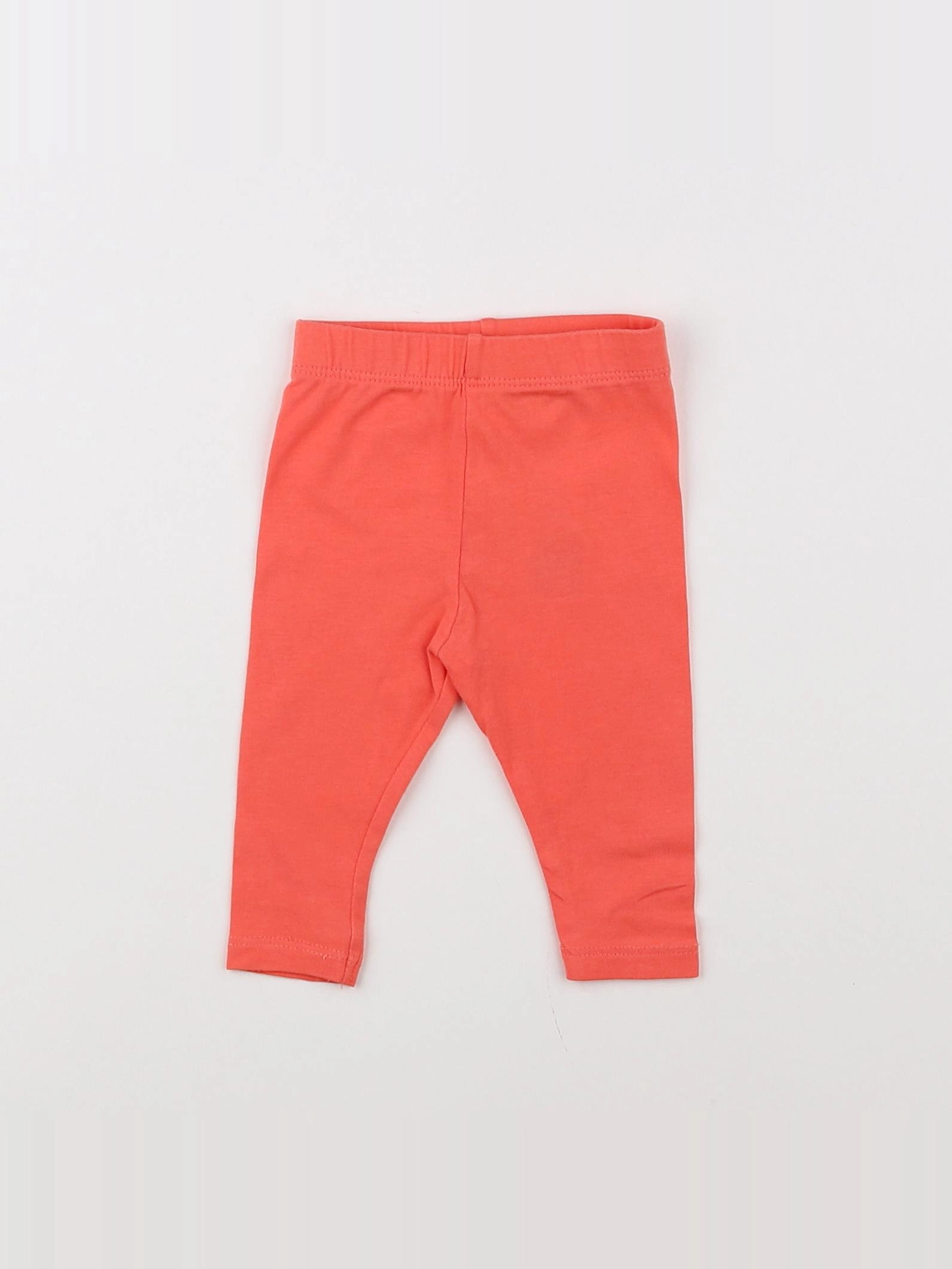 Vertbaudet - legging orange - 1 mois