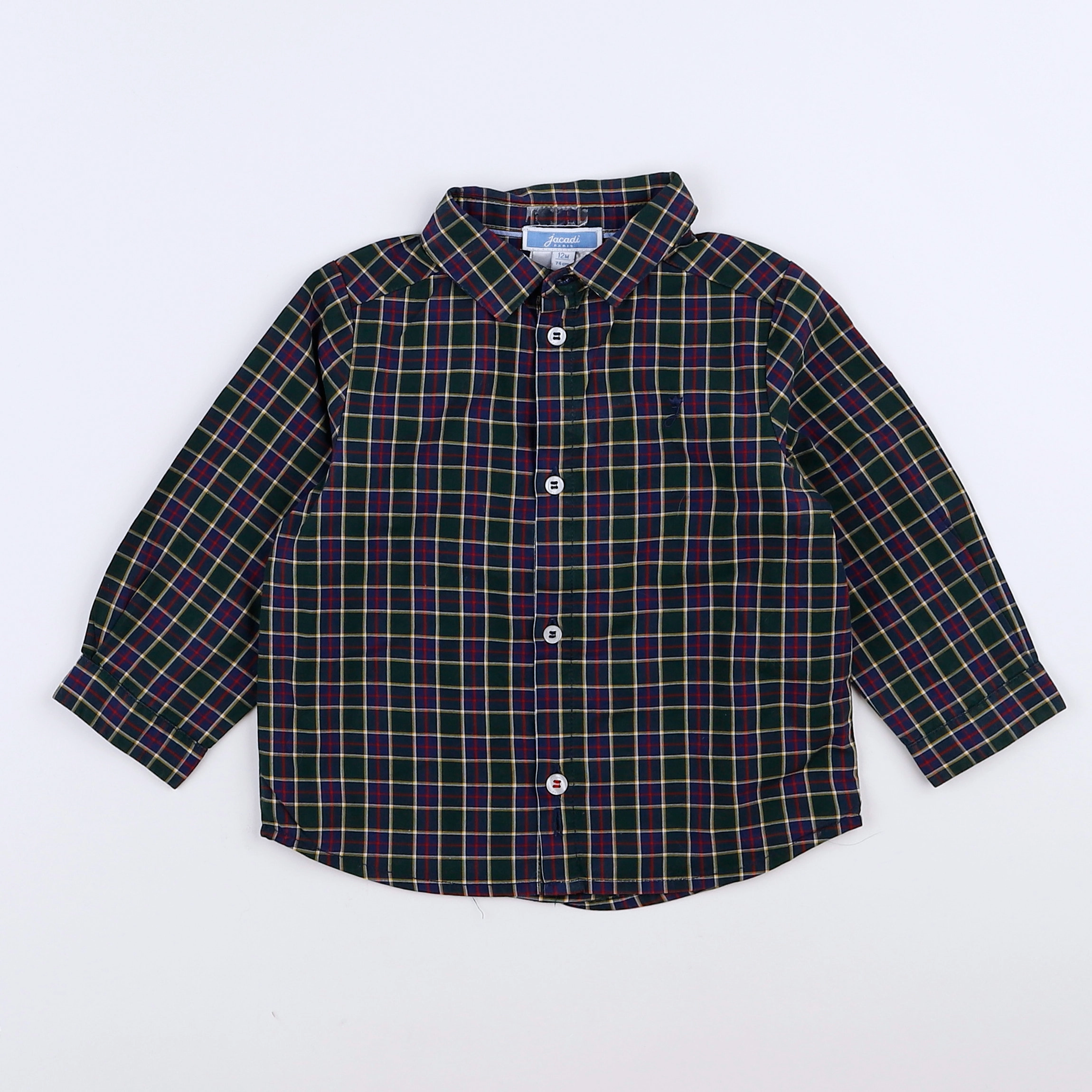 Jacadi - chemise vert - 12 mois