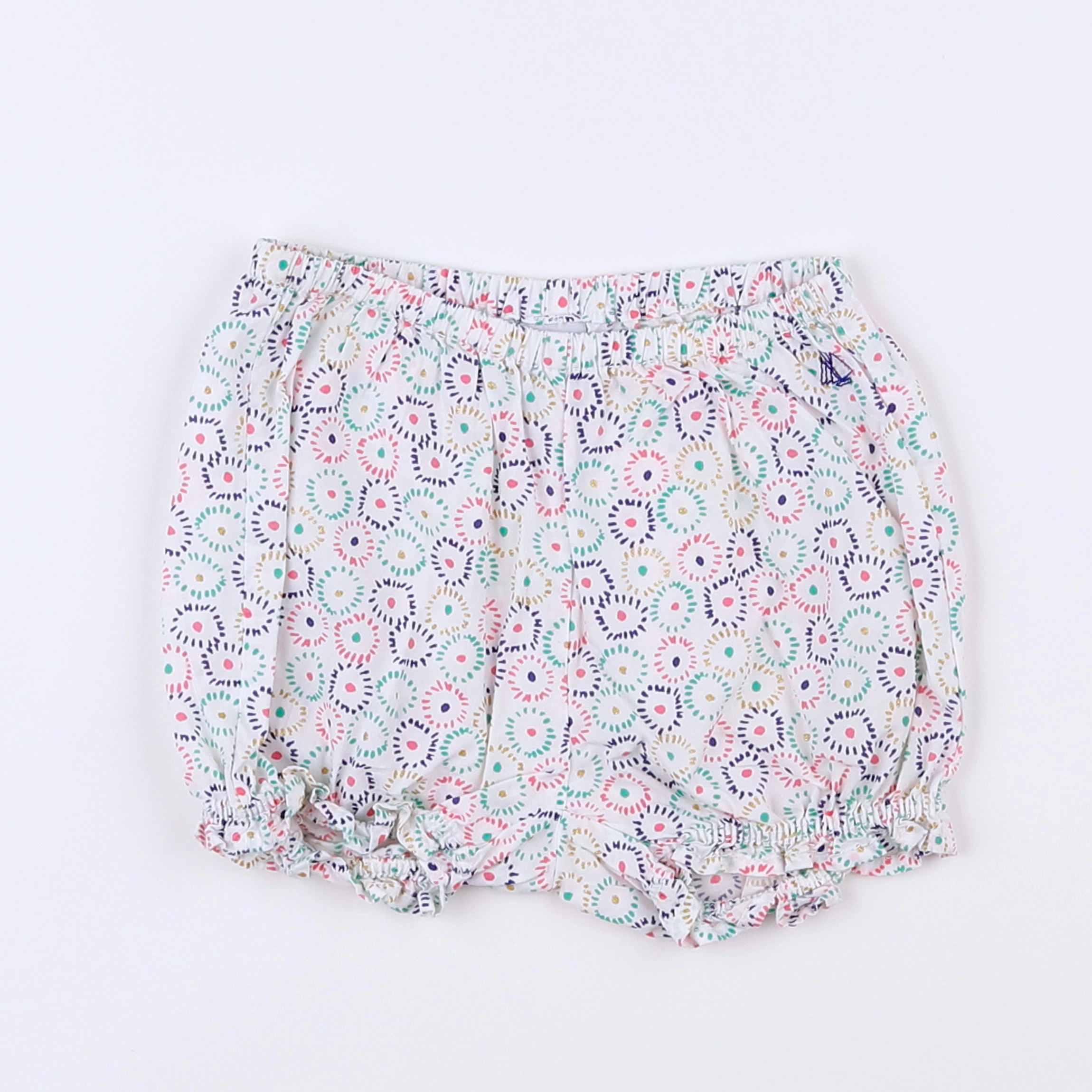 Petit Bateau - bloomer multicolore - 6 mois