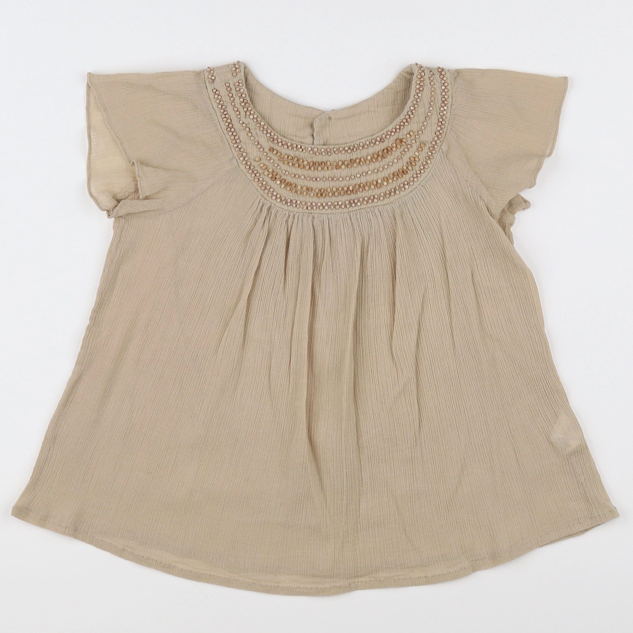 Bonpoint - blouse beige - 6 ans