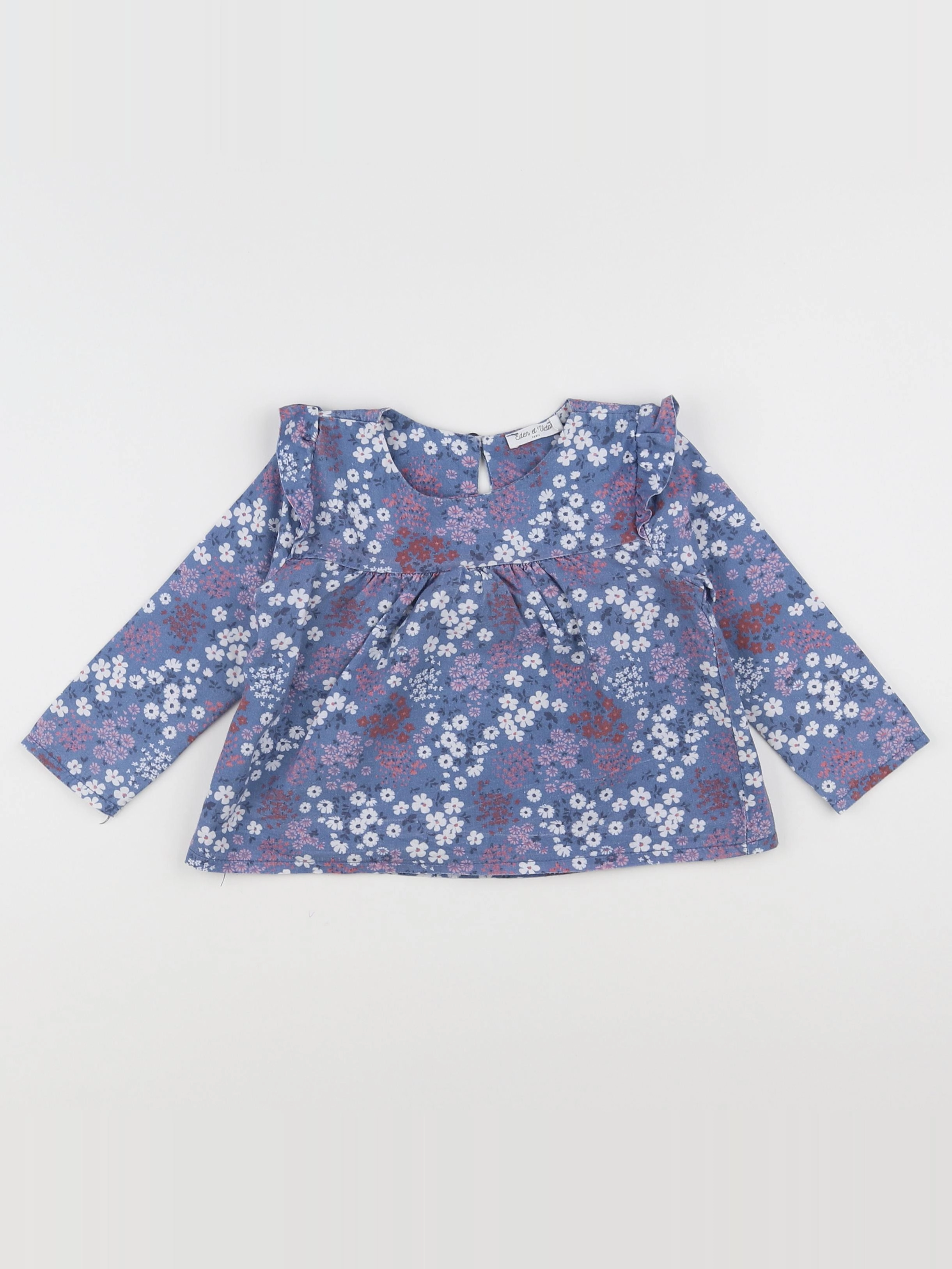 Eden & Victor - blouse bleu - 18 mois