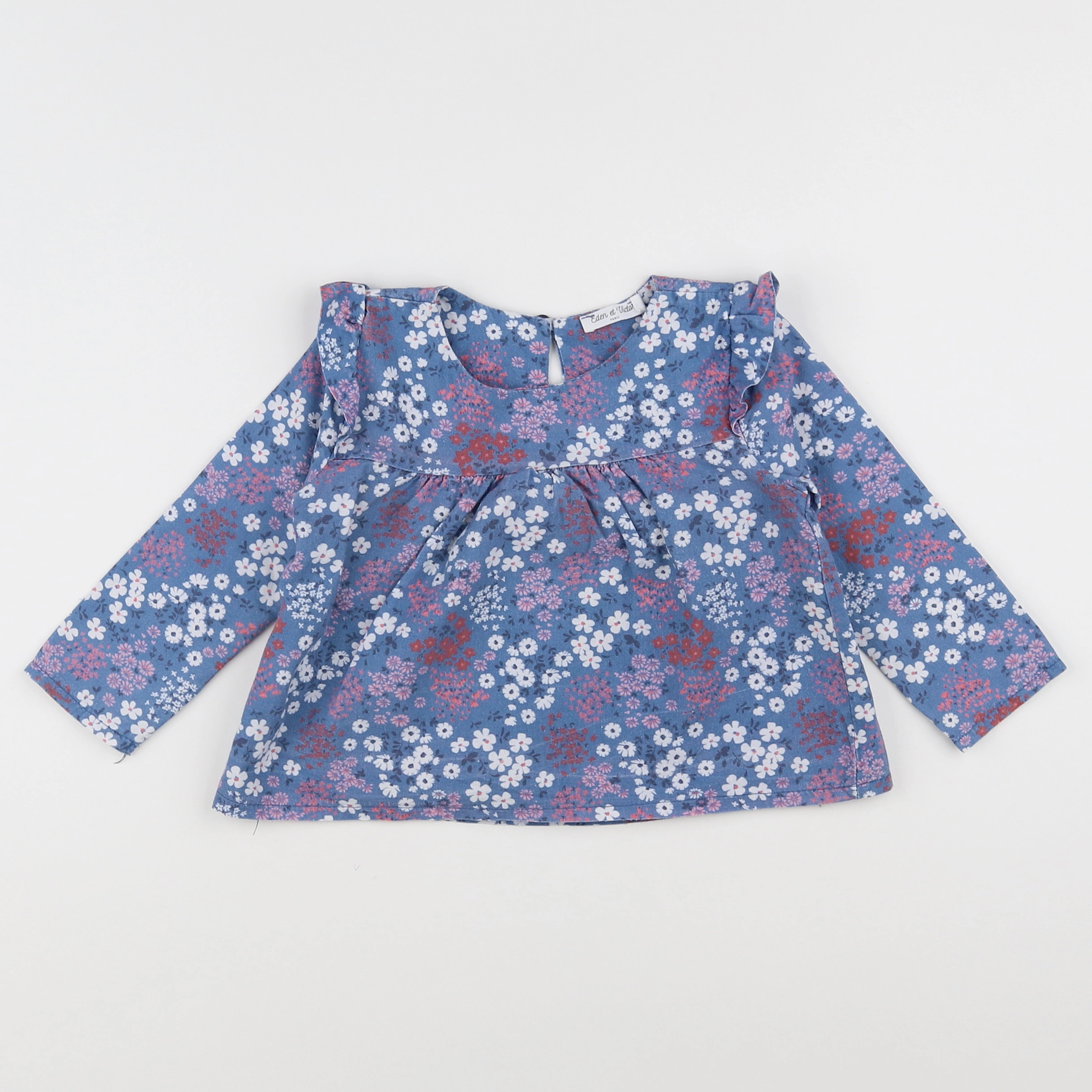 Eden & Victor - blouse bleu - 18 mois