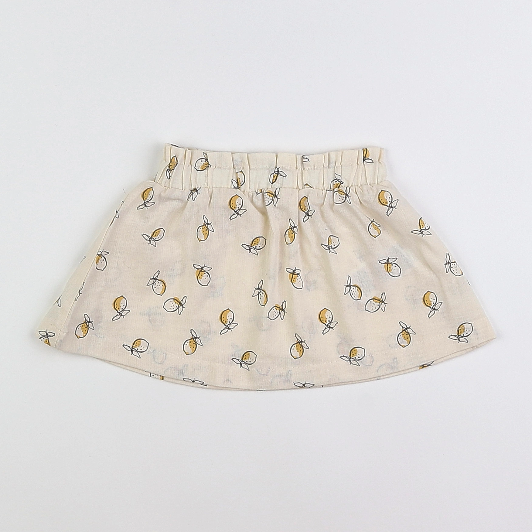 Vertbaudet - jupe beige - 9 mois