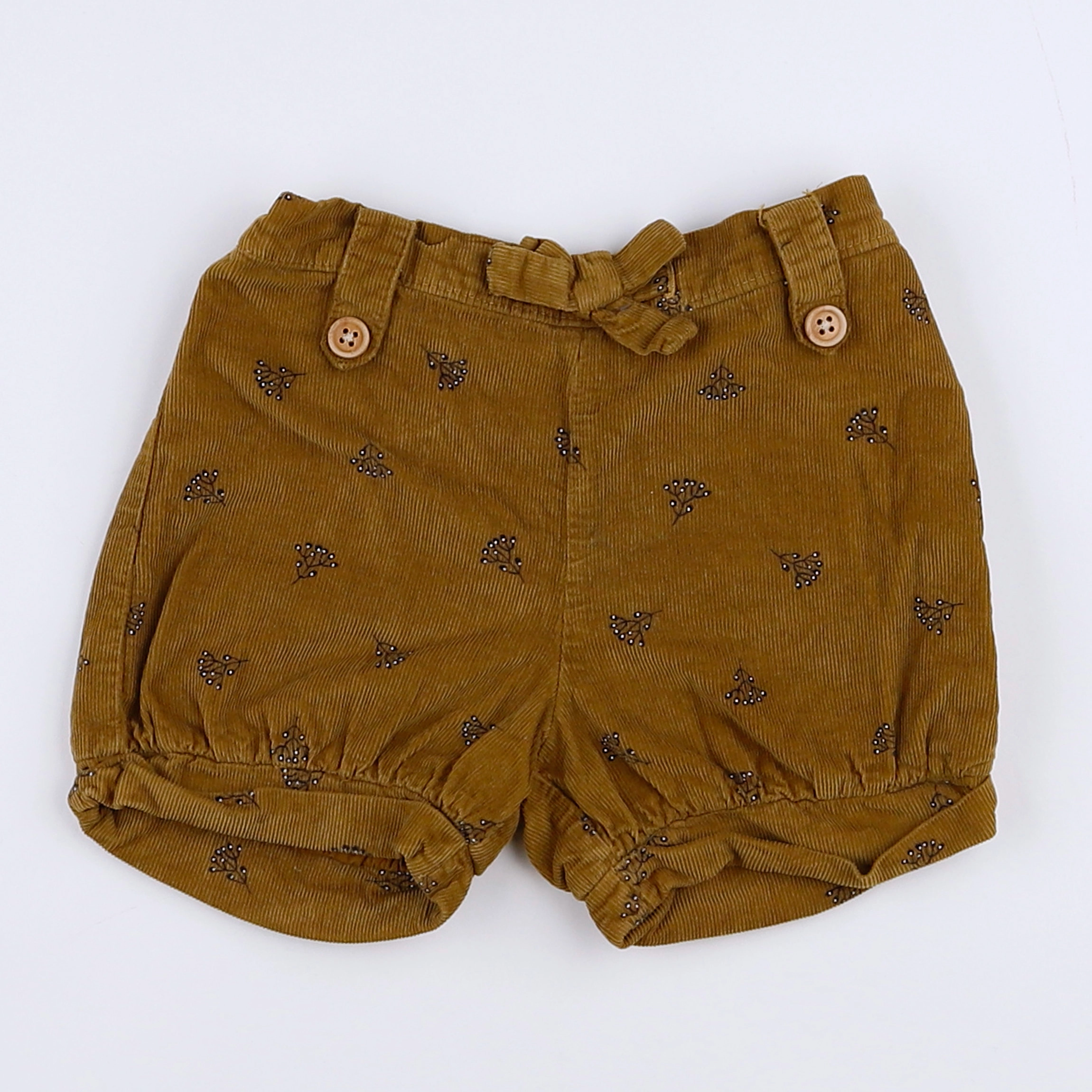 Cyrillus - short bronze, multicolore - 12 mois