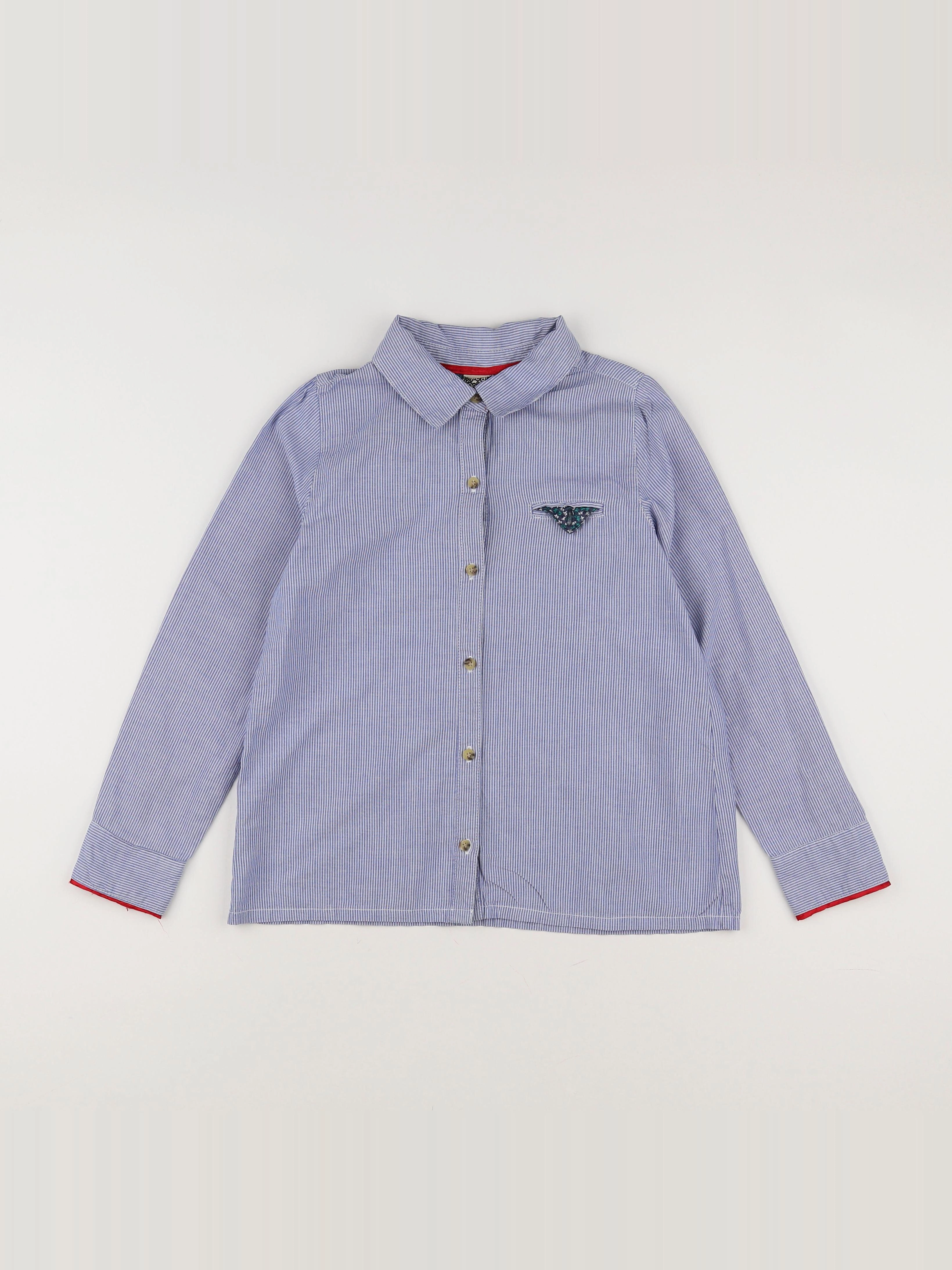 Tape à l'oeil - chemise bleu - 10 ans
