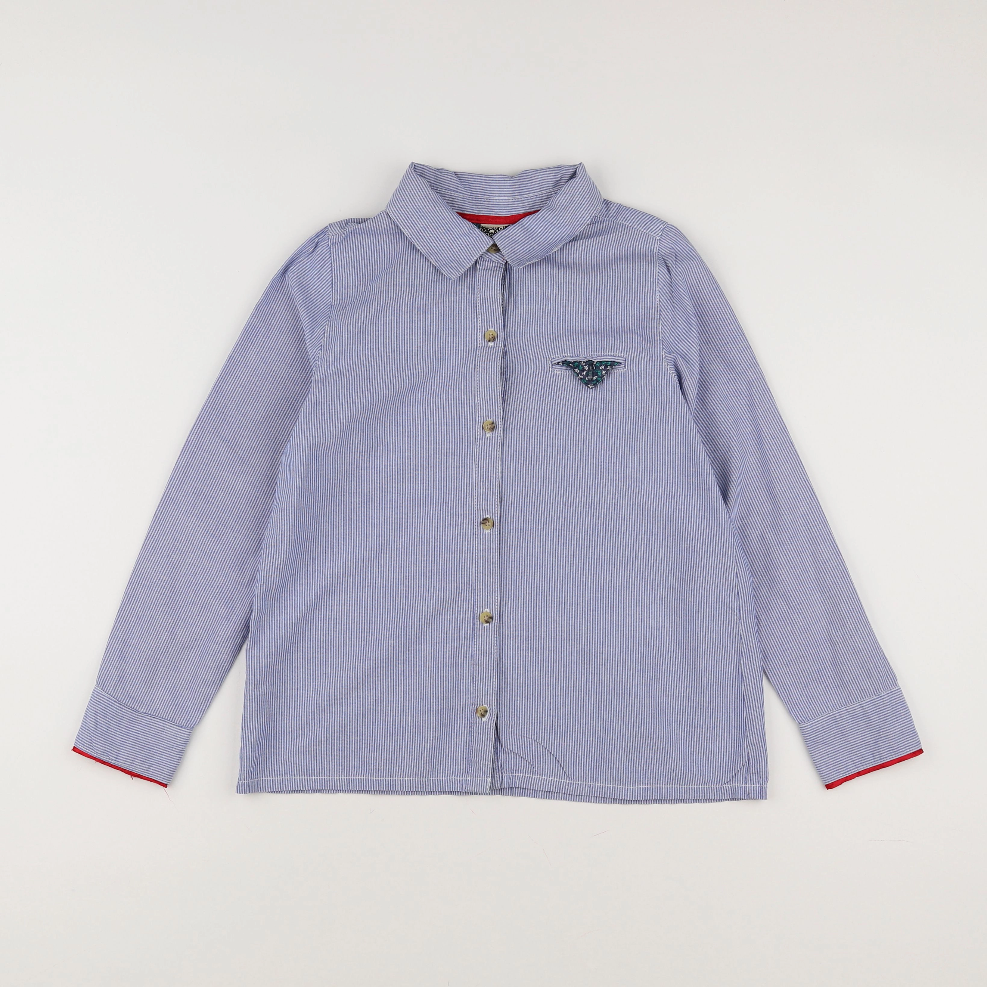 Tape à l'oeil - chemise bleu - 10 ans