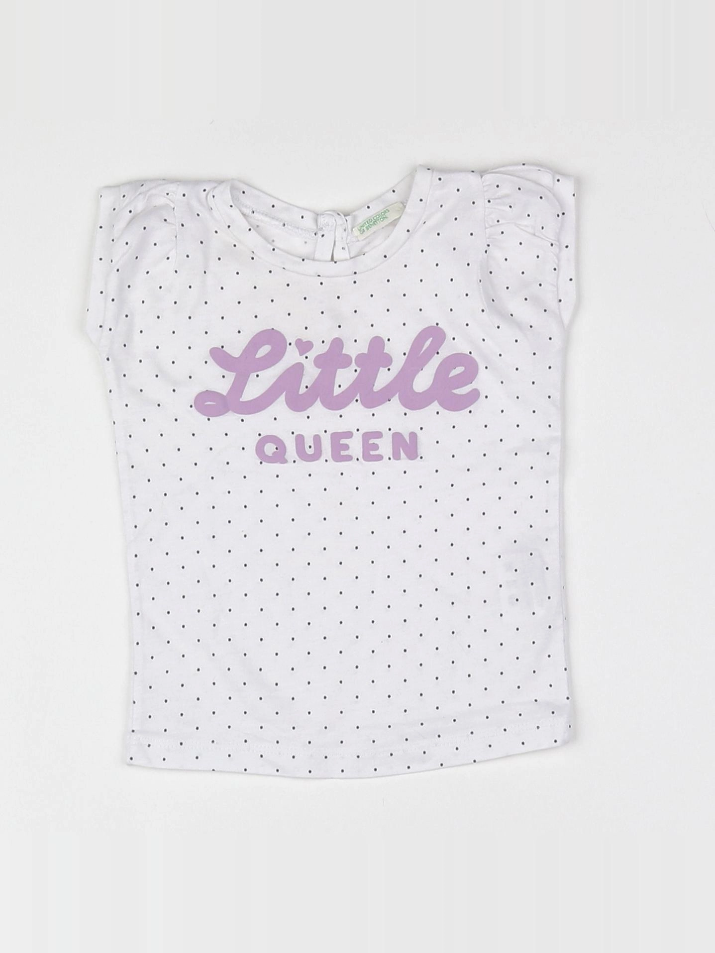 Benetton - tee-shirt blanc - 3/6 mois