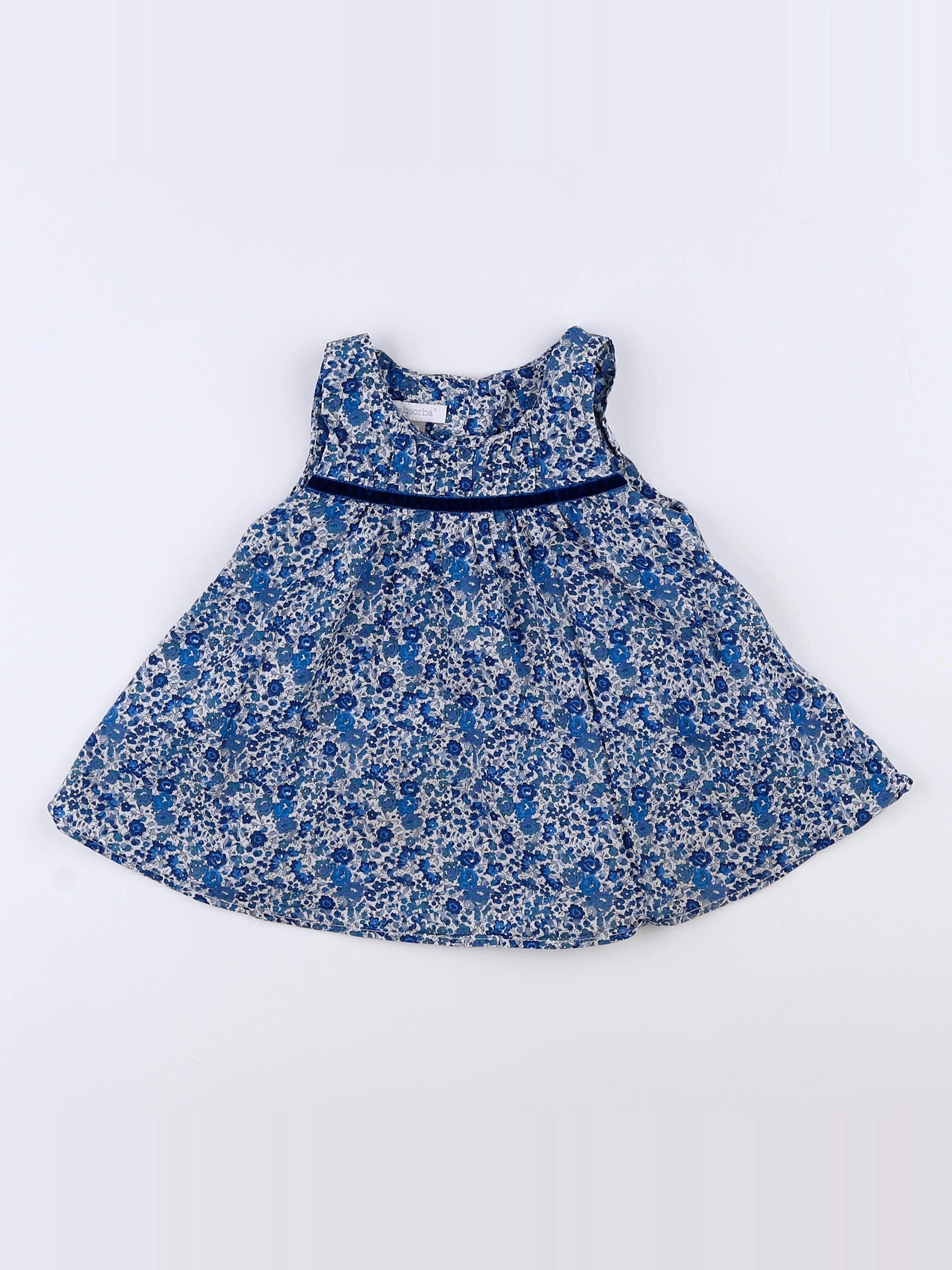 Absorba - robe bleu - 9 mois