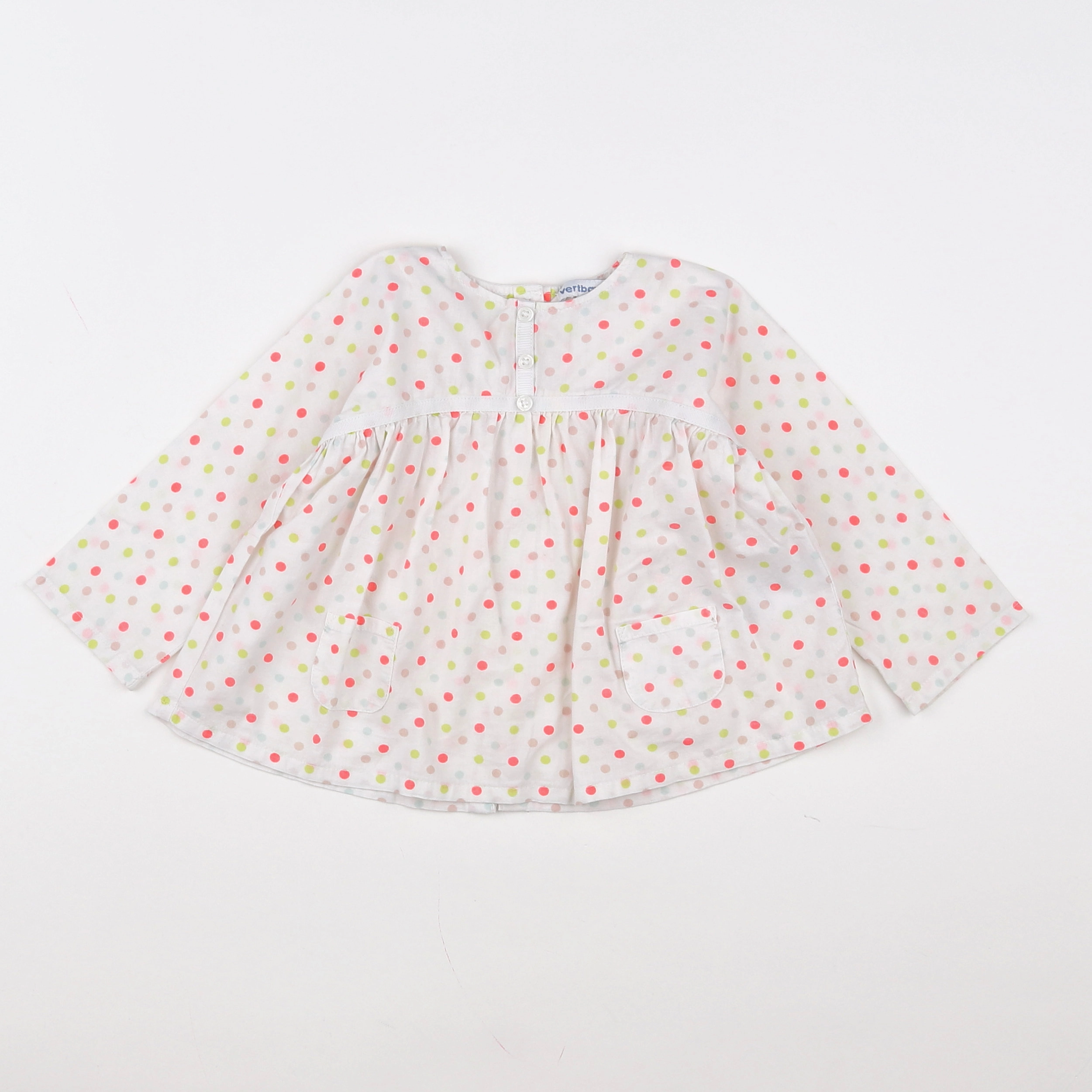 Vertbaudet - blouse rose - 12 mois