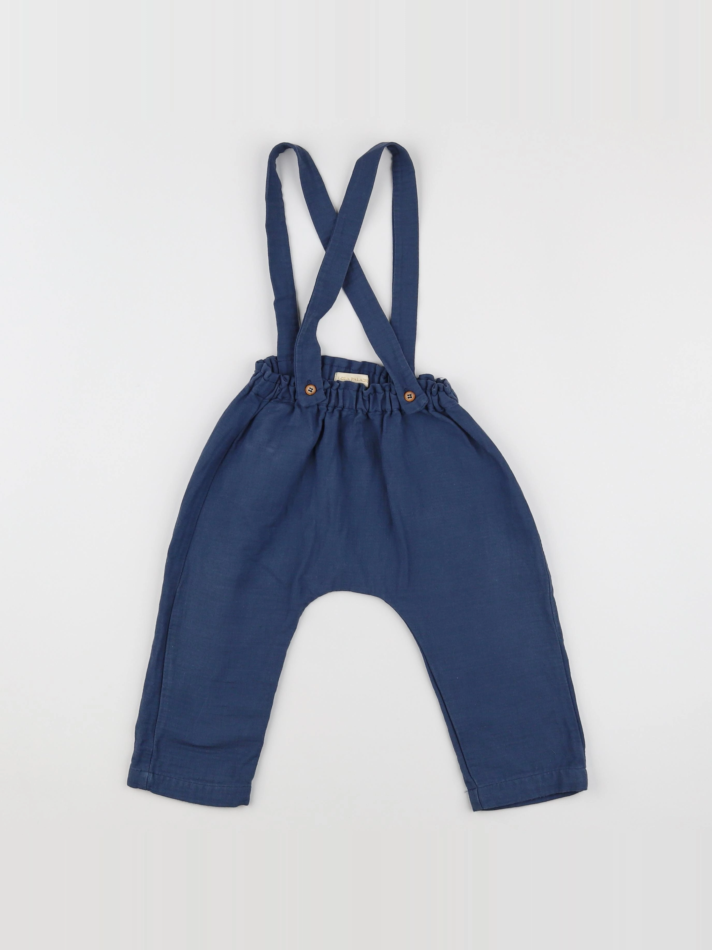 Lola Palacios - pantalon bleu - 18 mois
