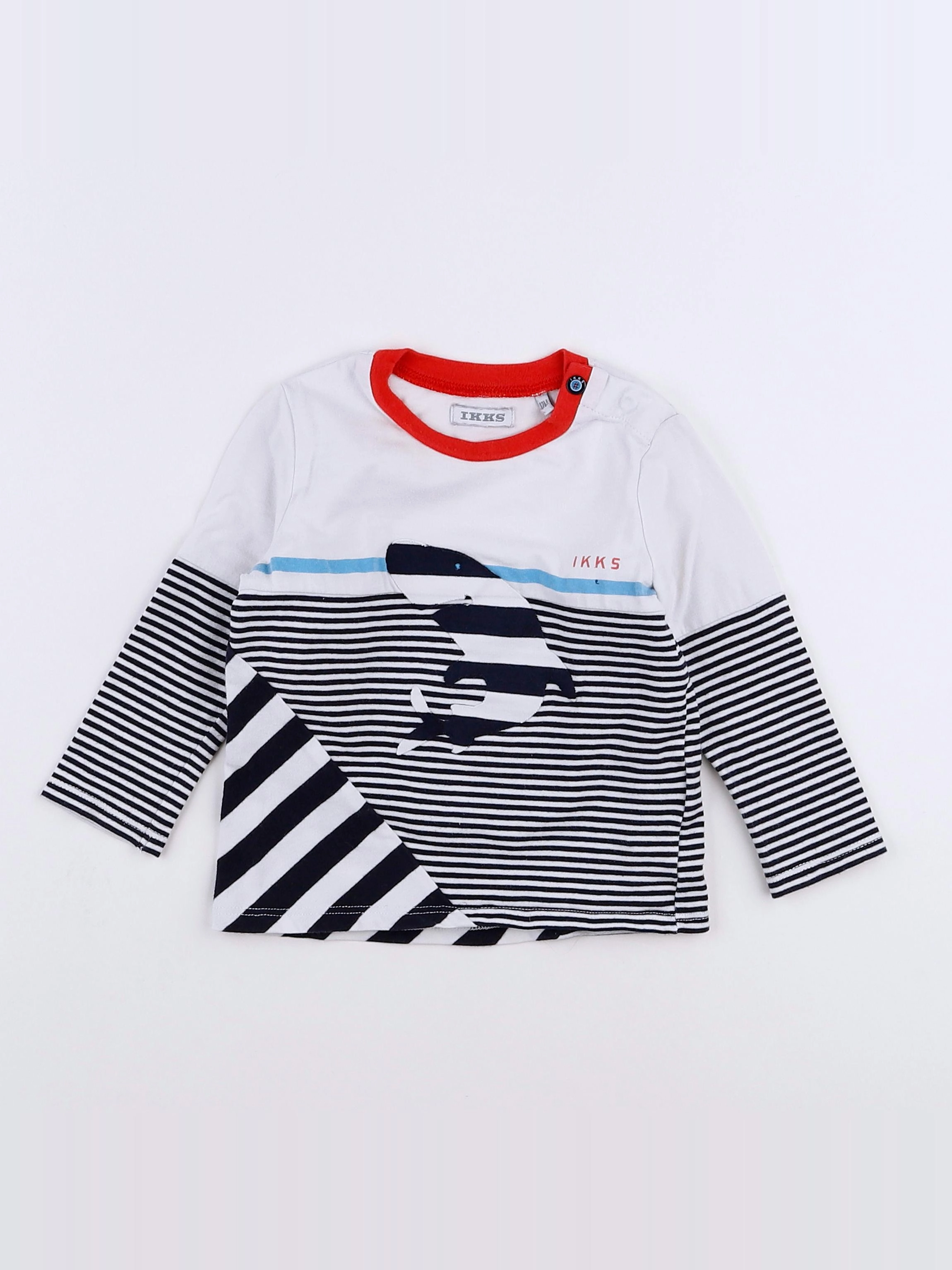 IKKS - tee-shirt multicolore - 12 mois