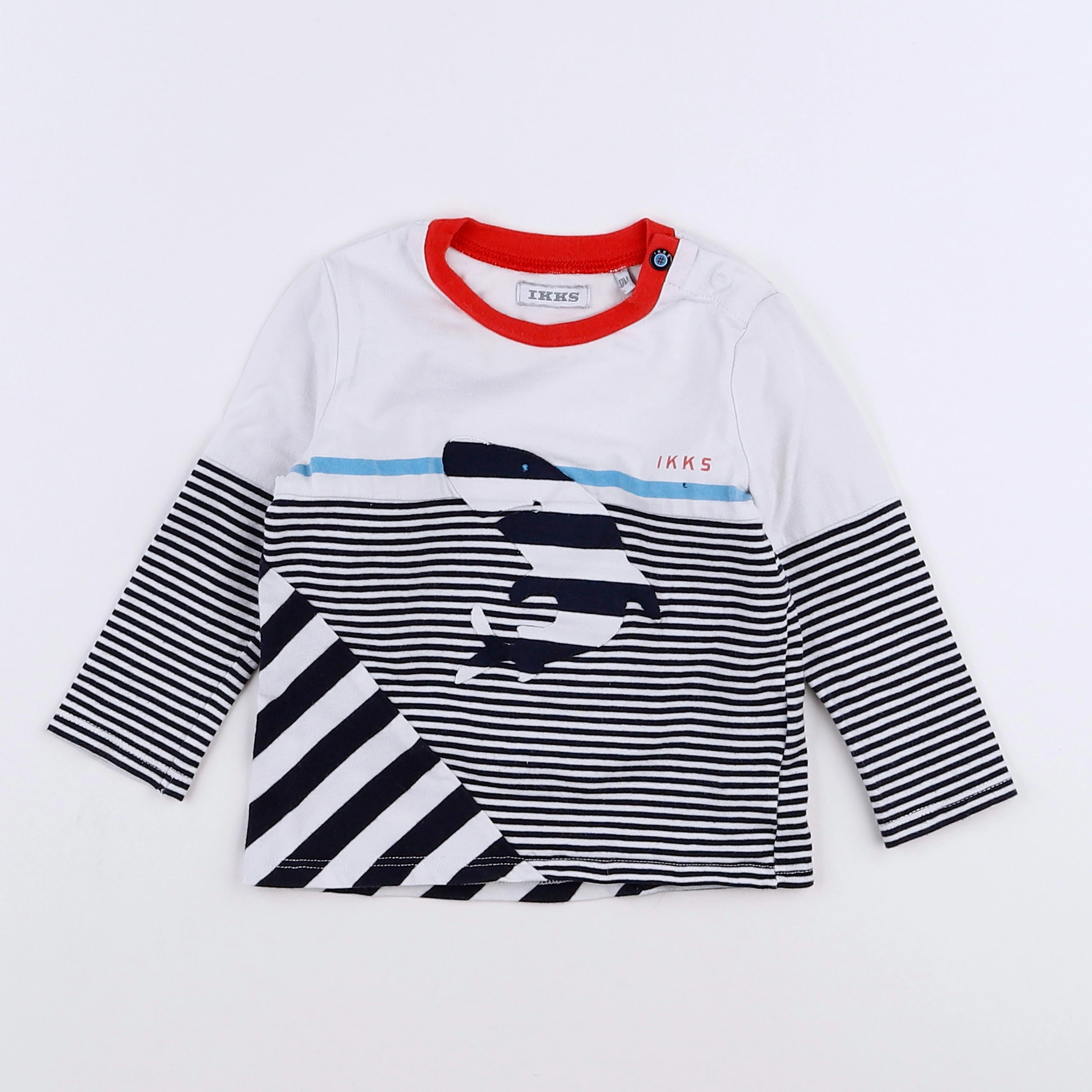 IKKS - tee-shirt multicolore - 12 mois