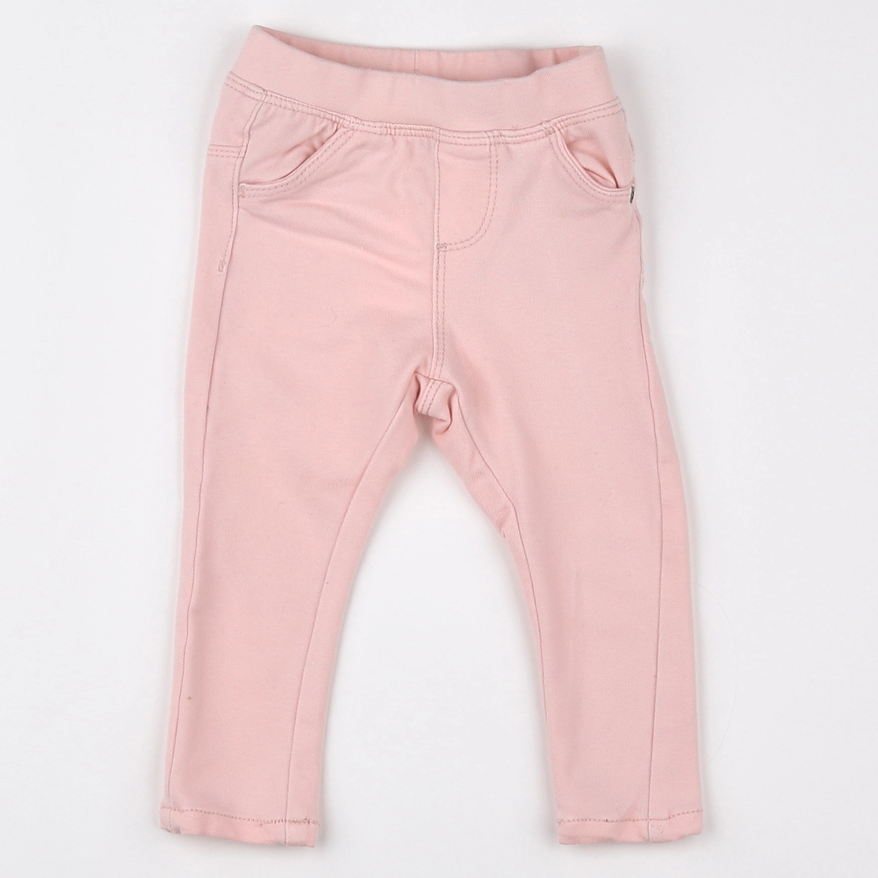 Vertbaudet - jegging rose - 12 mois