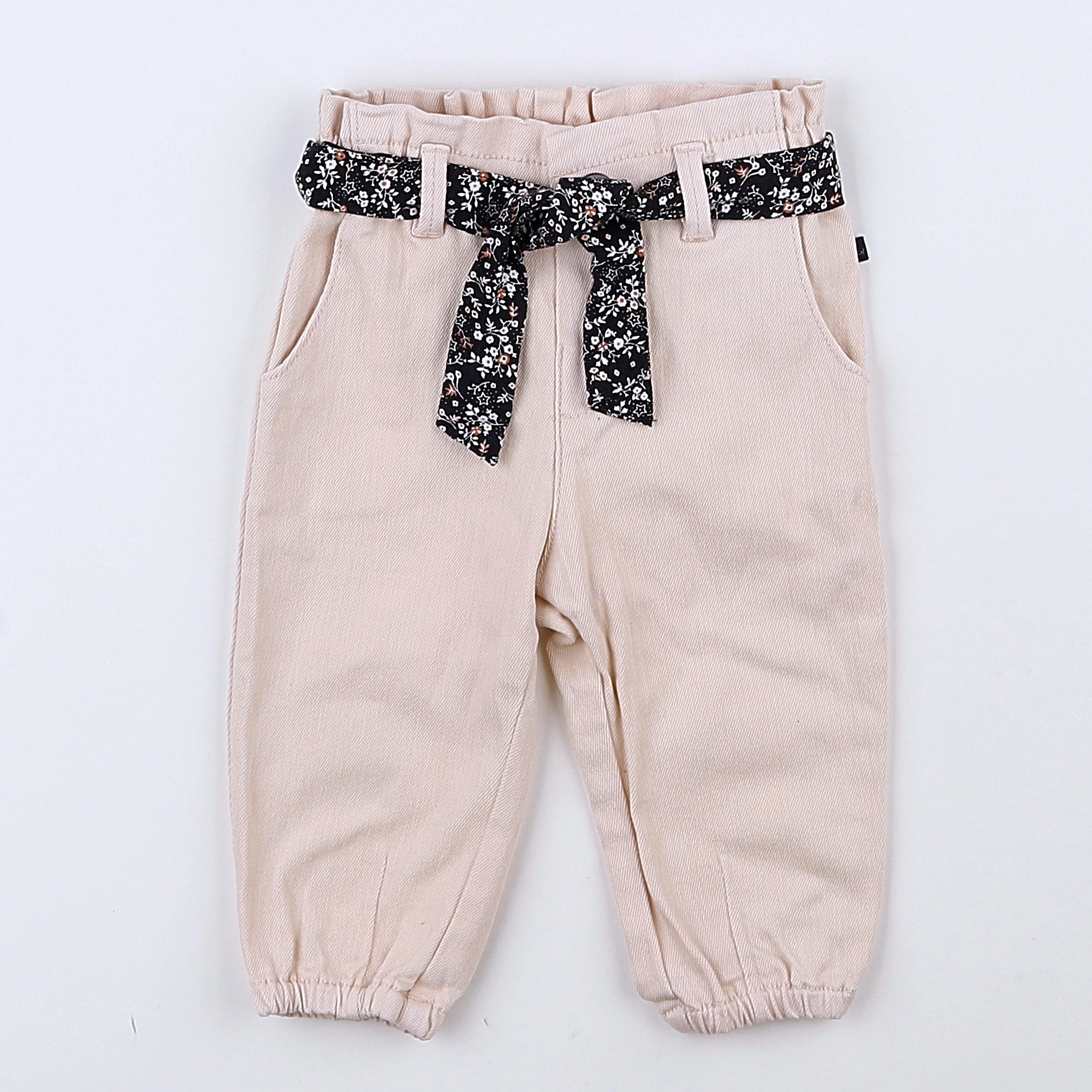 IKKS - jean beige - 3 mois