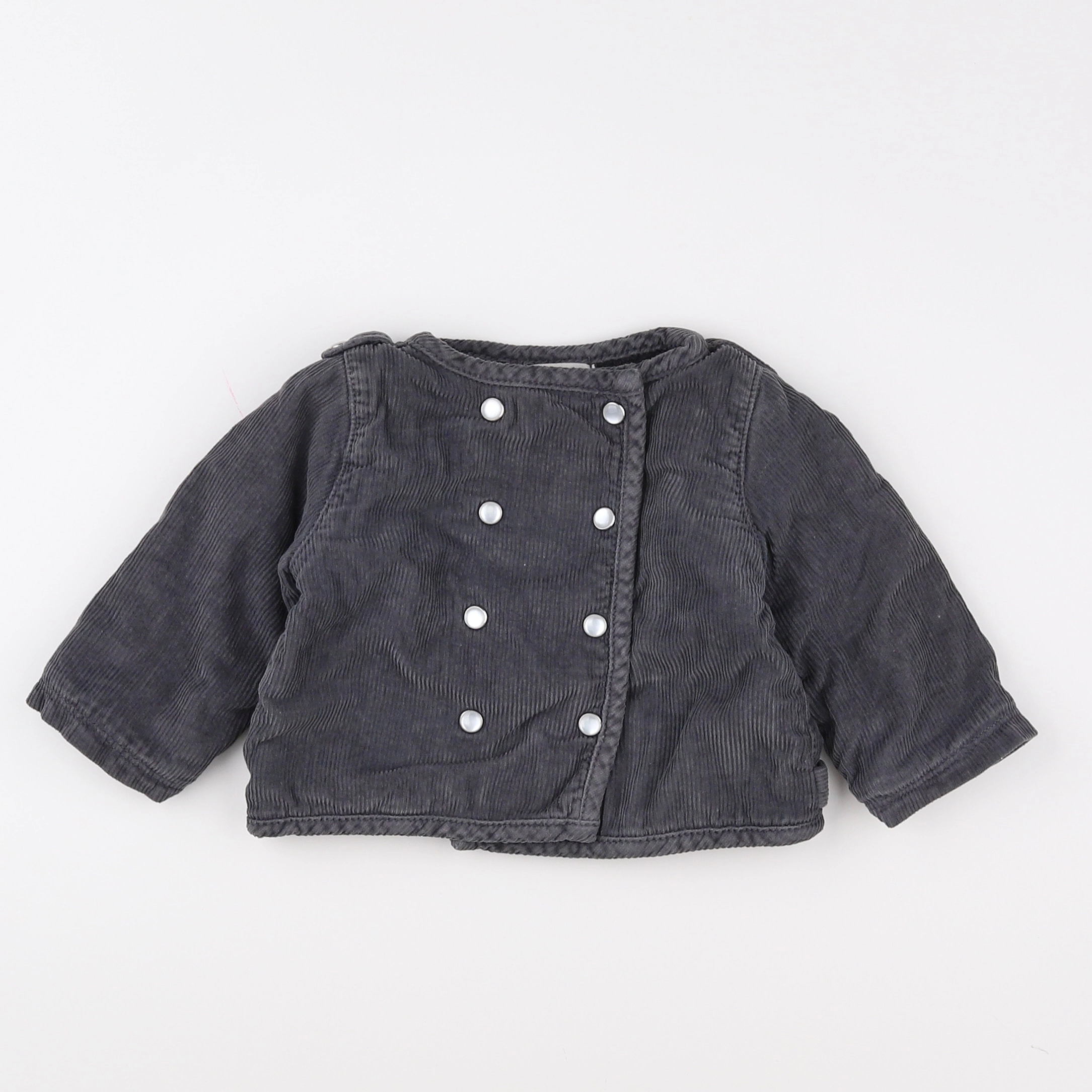 Louis Louise - veste doublé gris - 6 mois