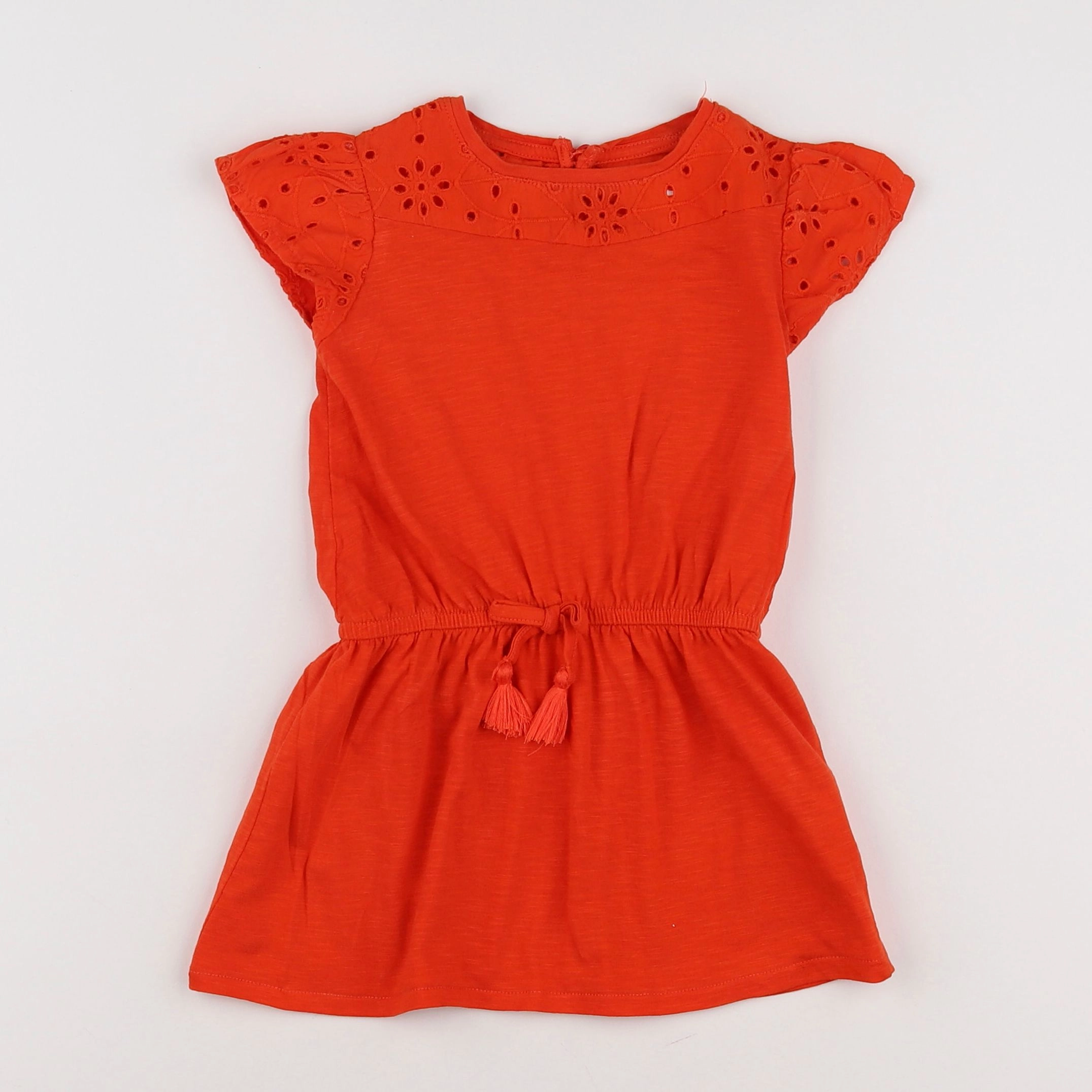 Vertbaudet - robe rouge - 2 ans