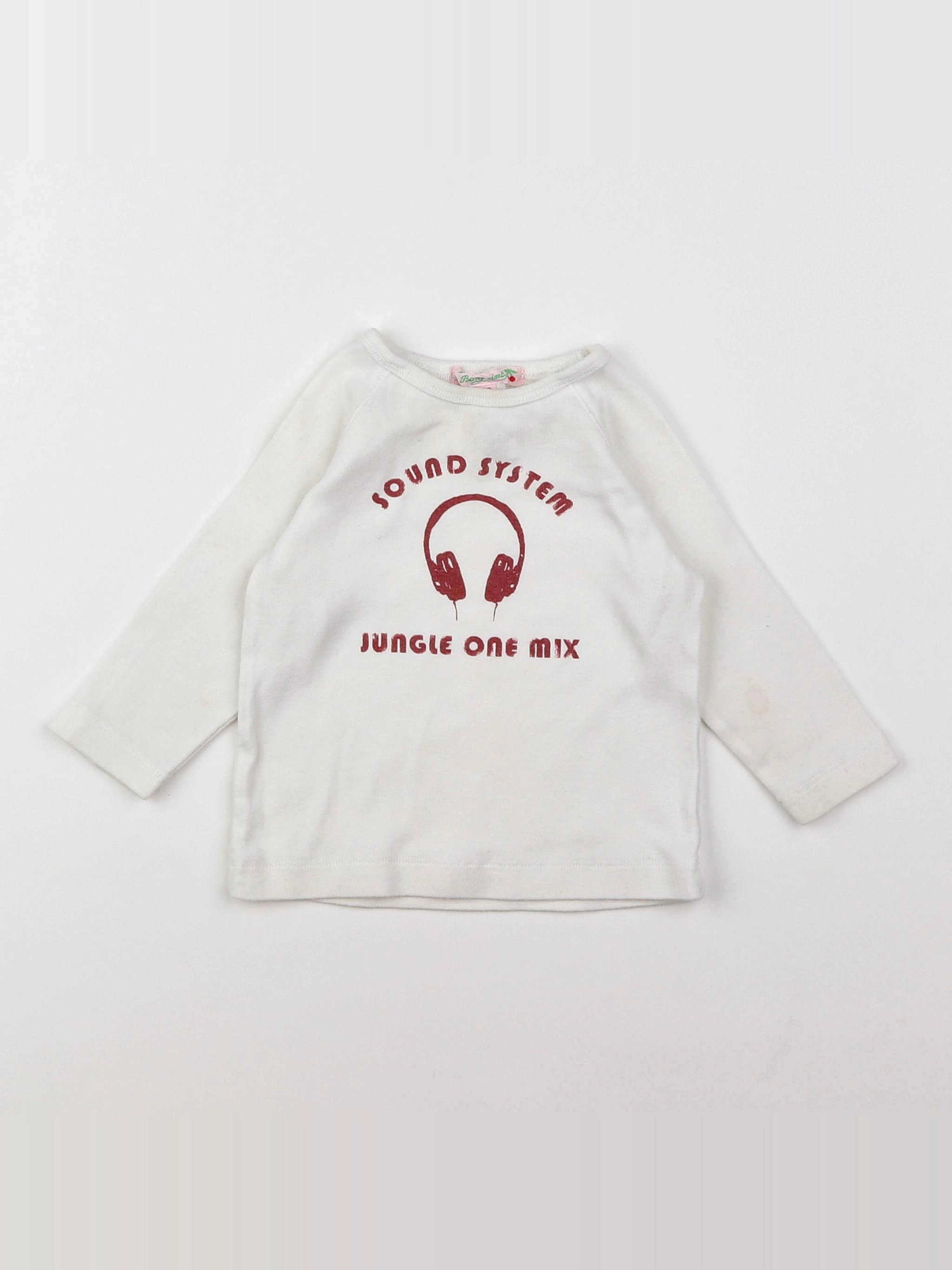 Bonpoint - tee-shirt blanc - 12 mois