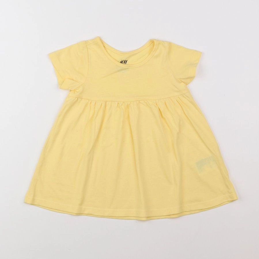 H&M - robe jaune - 9 mois