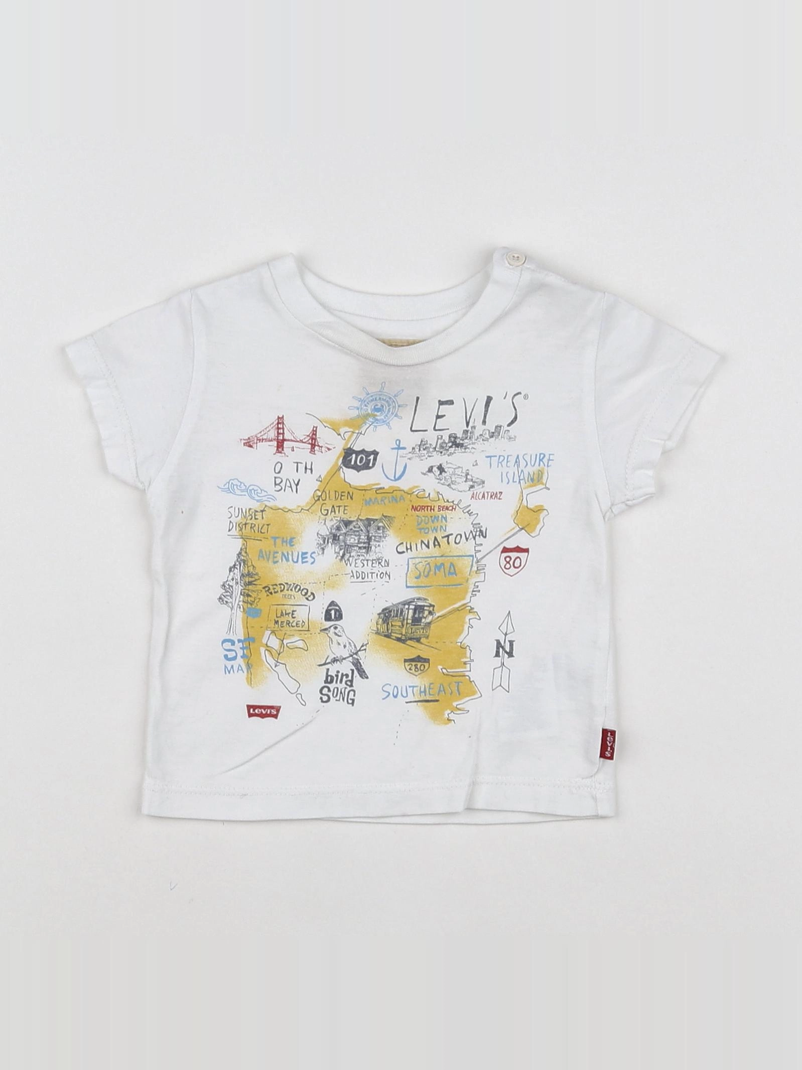 Levi's - tee-shirt blanc - 9 mois