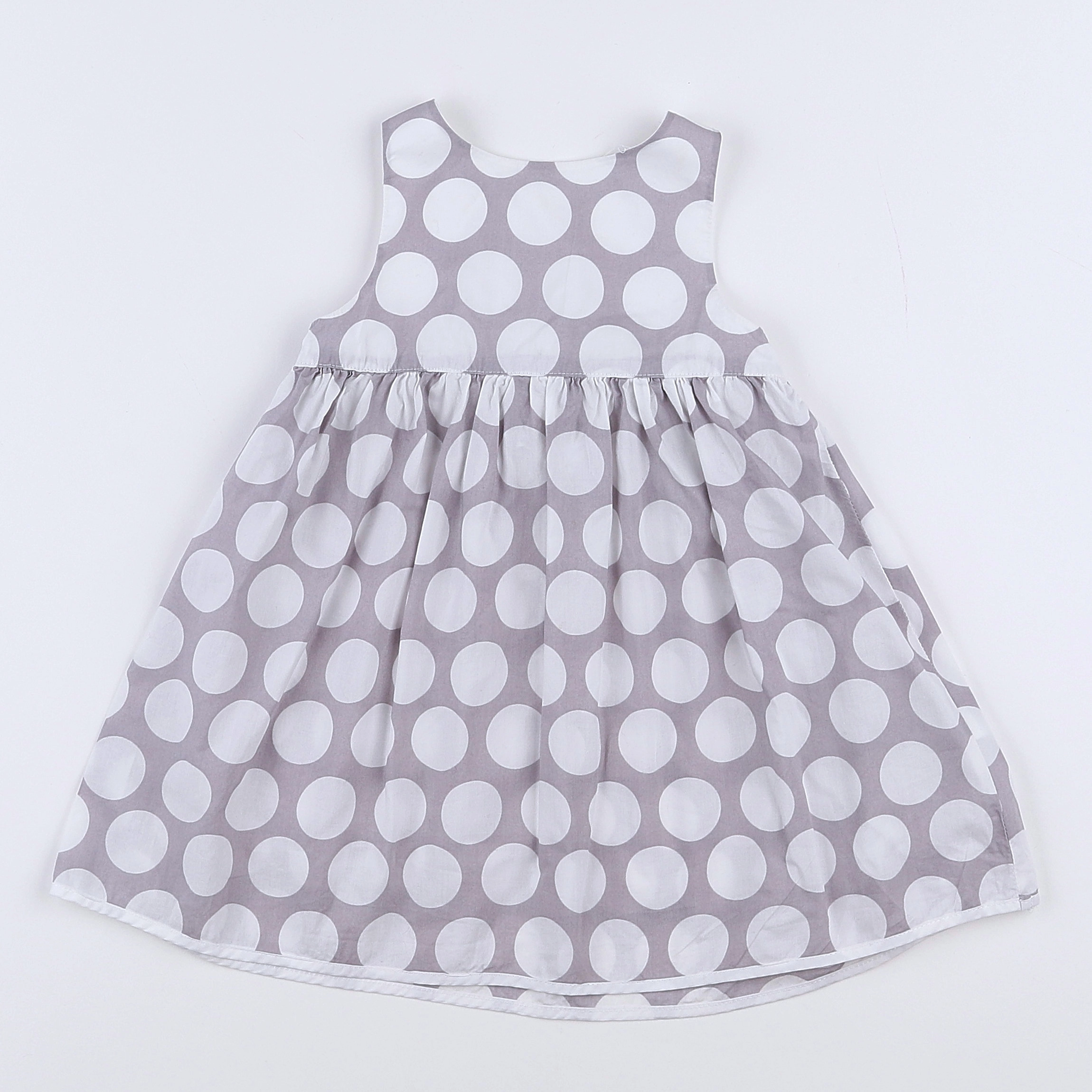 Jacadi - robe gris, blanc - 18 mois