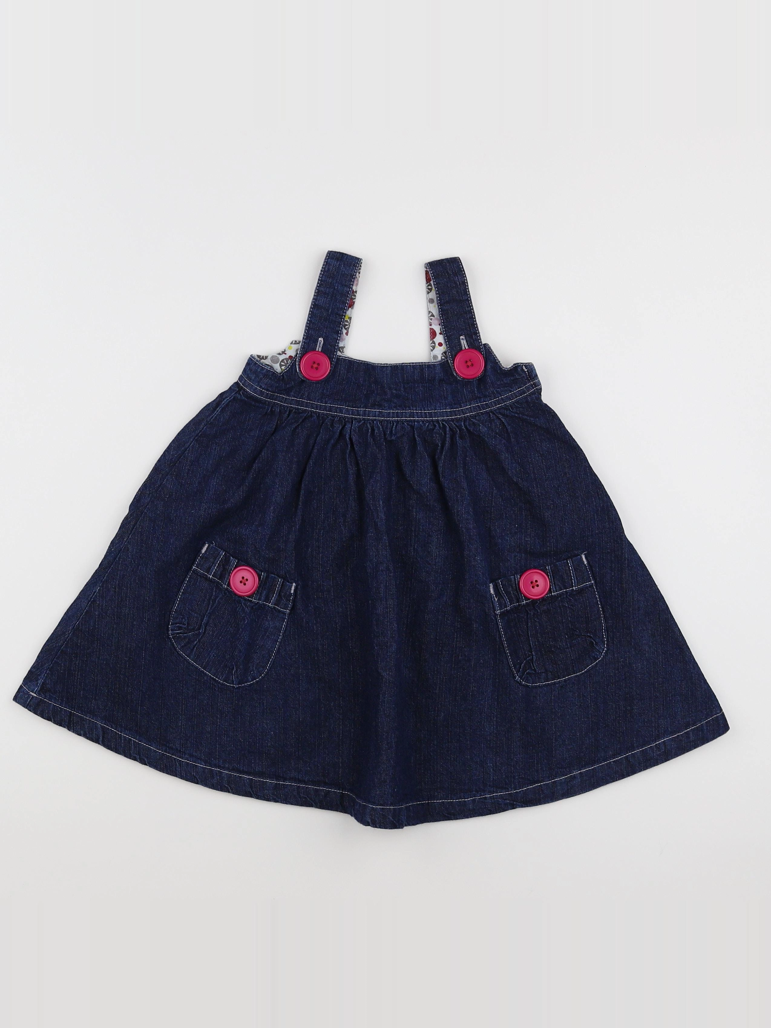 La Redoute - robe bleu, rose - 18 mois