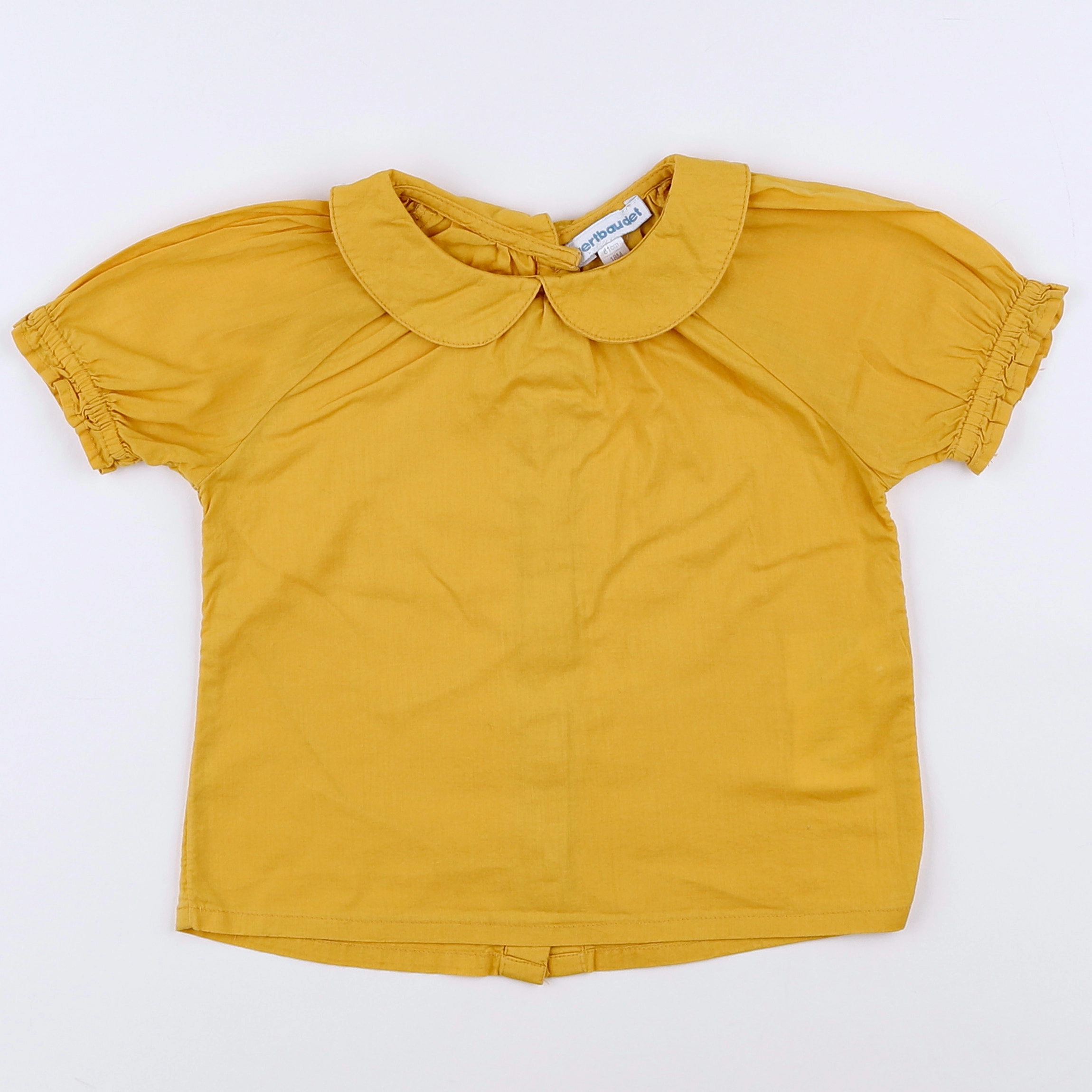 Vertbaudet - blouse jaune - 18 mois