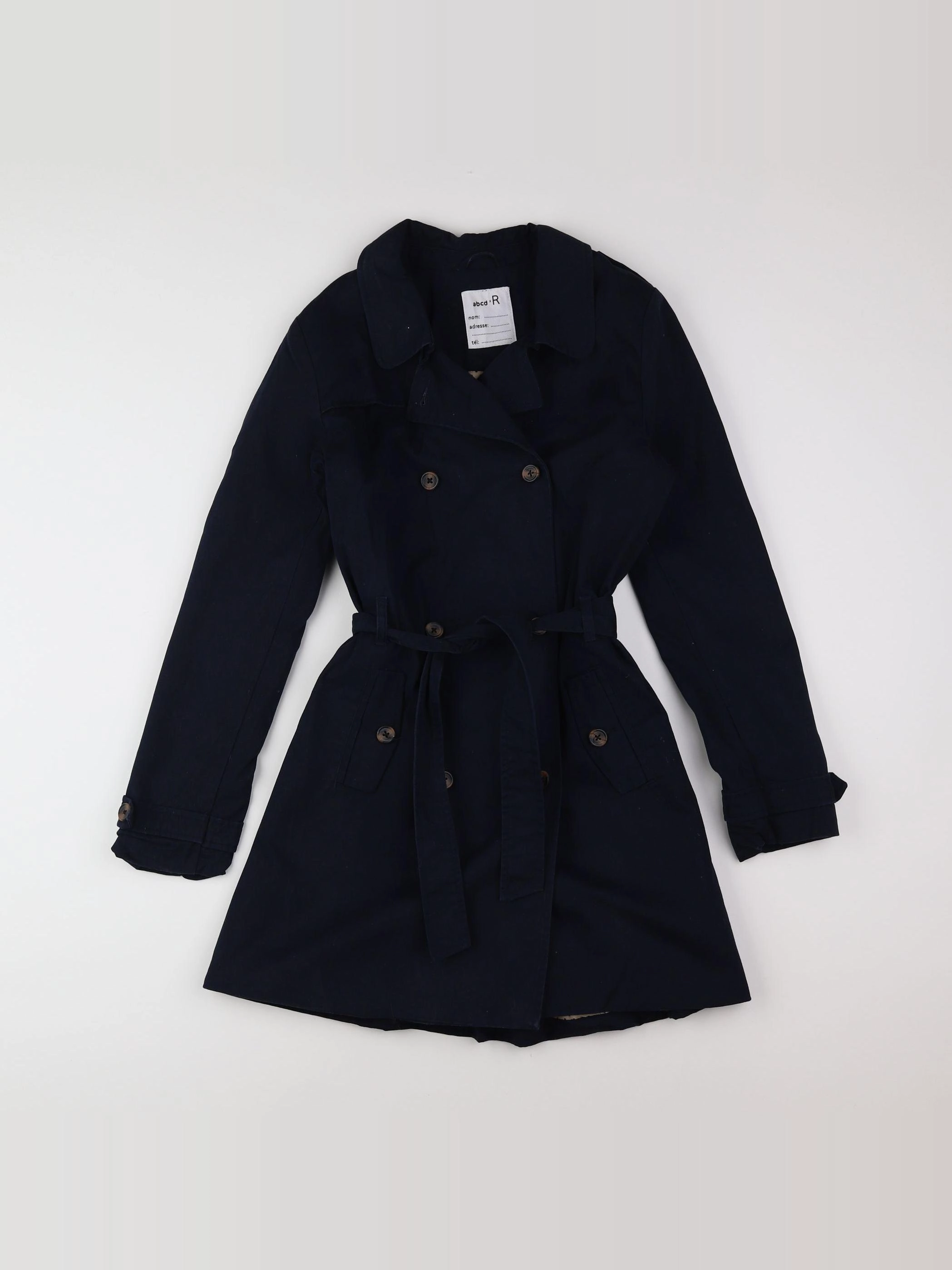 La Redoute - trench bleu - 9/10 ans