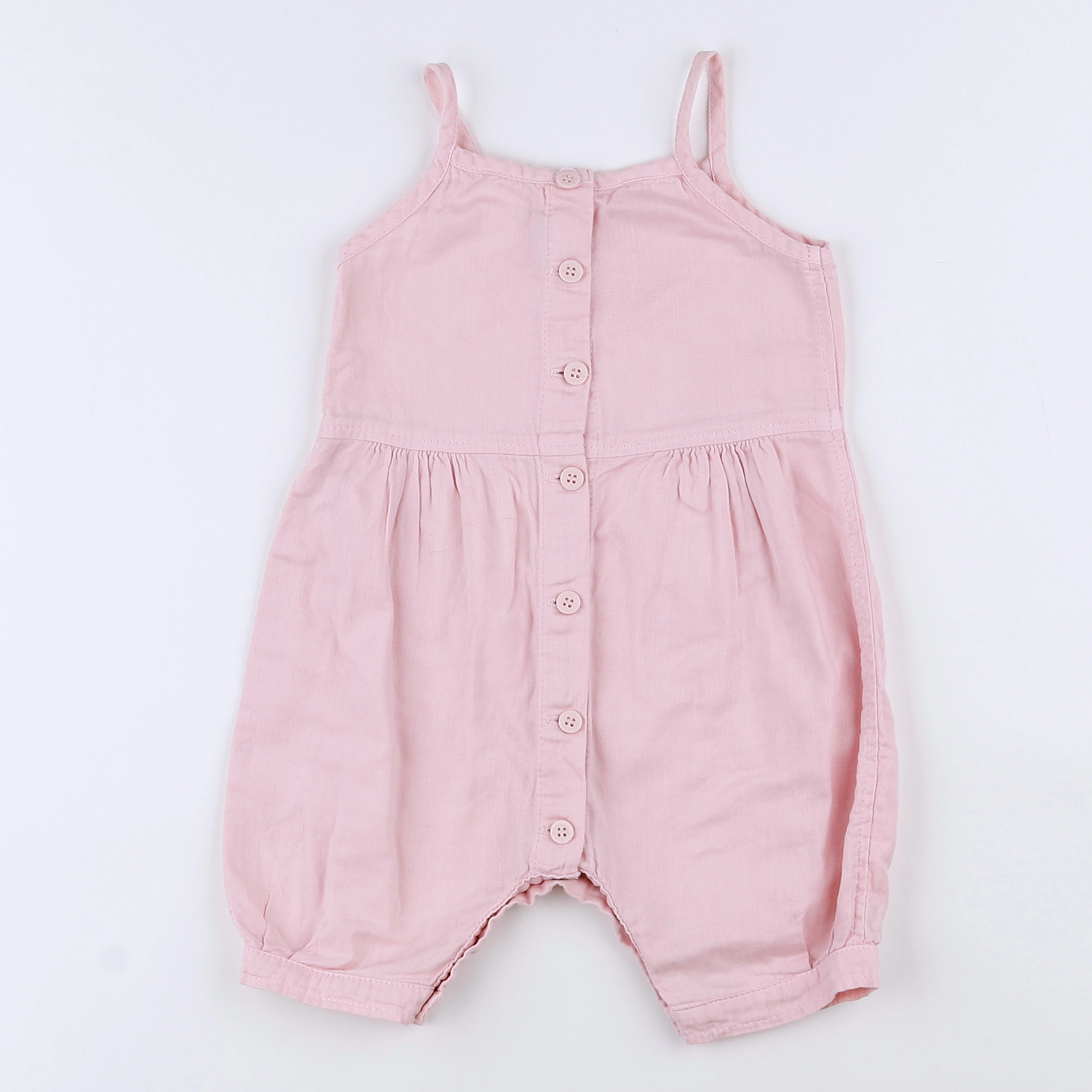 Petit Bateau - combinaison rose - 12 mois