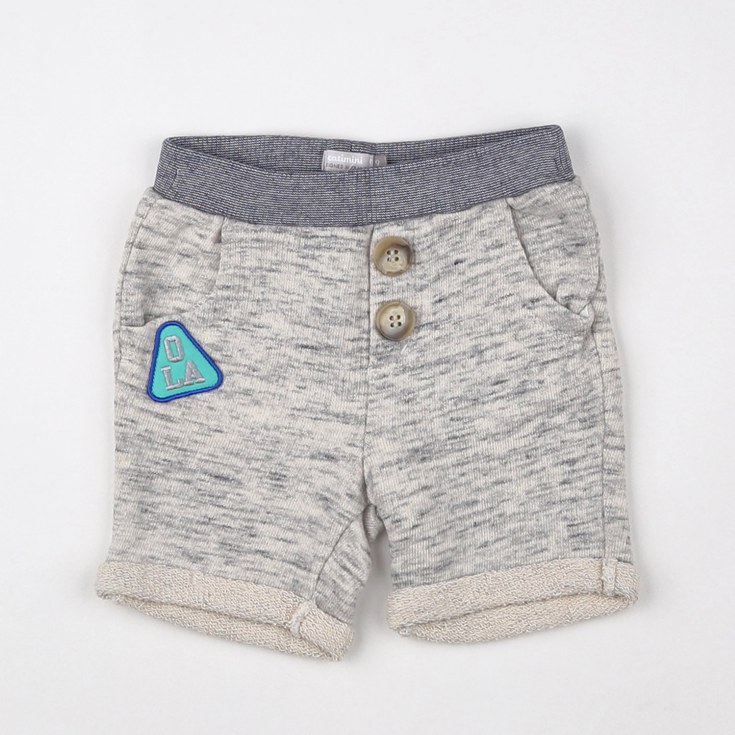 Catimini - short gris - 9 mois