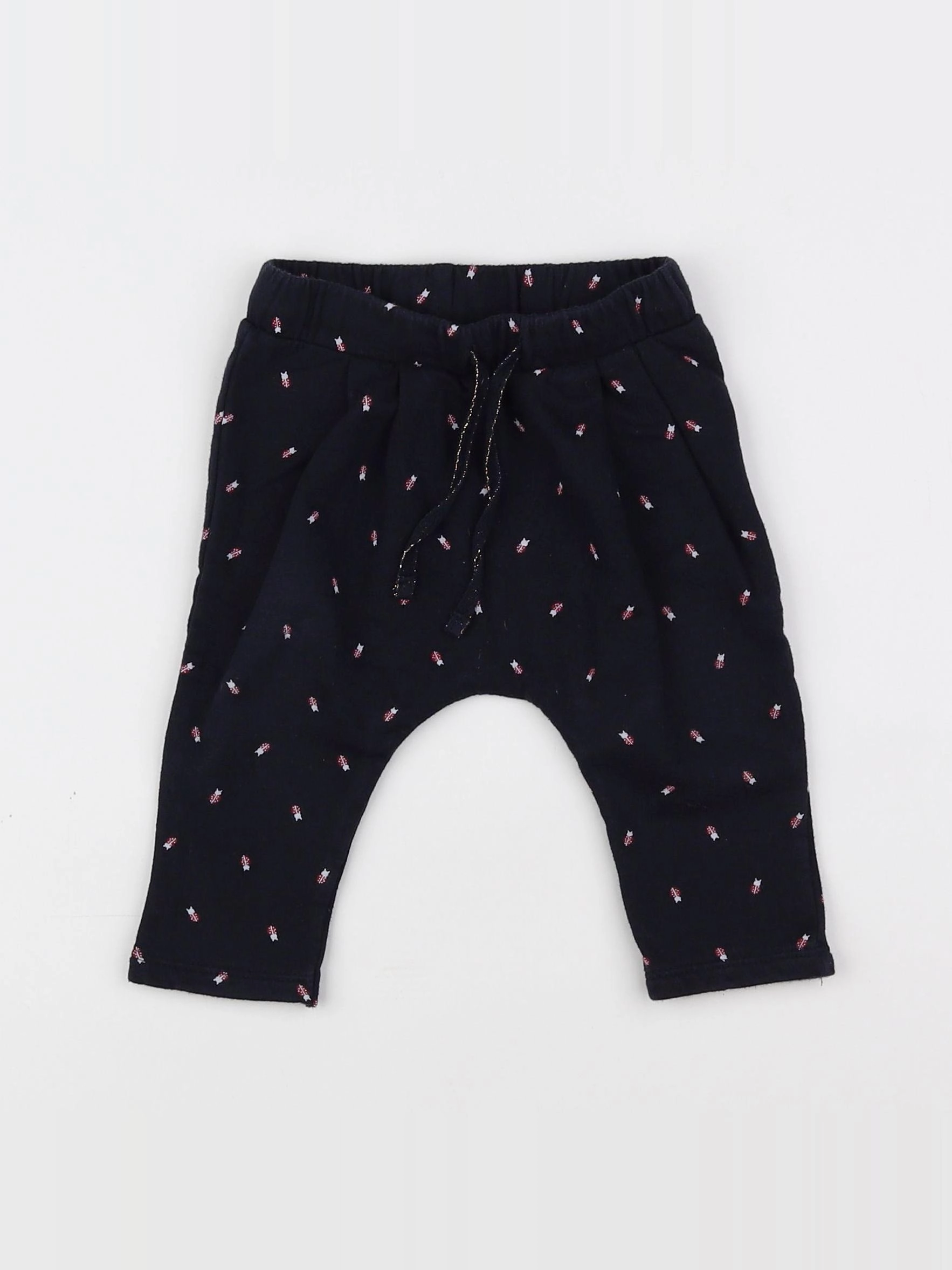 Boutchou - jogging bleu, rouge - 6 mois
