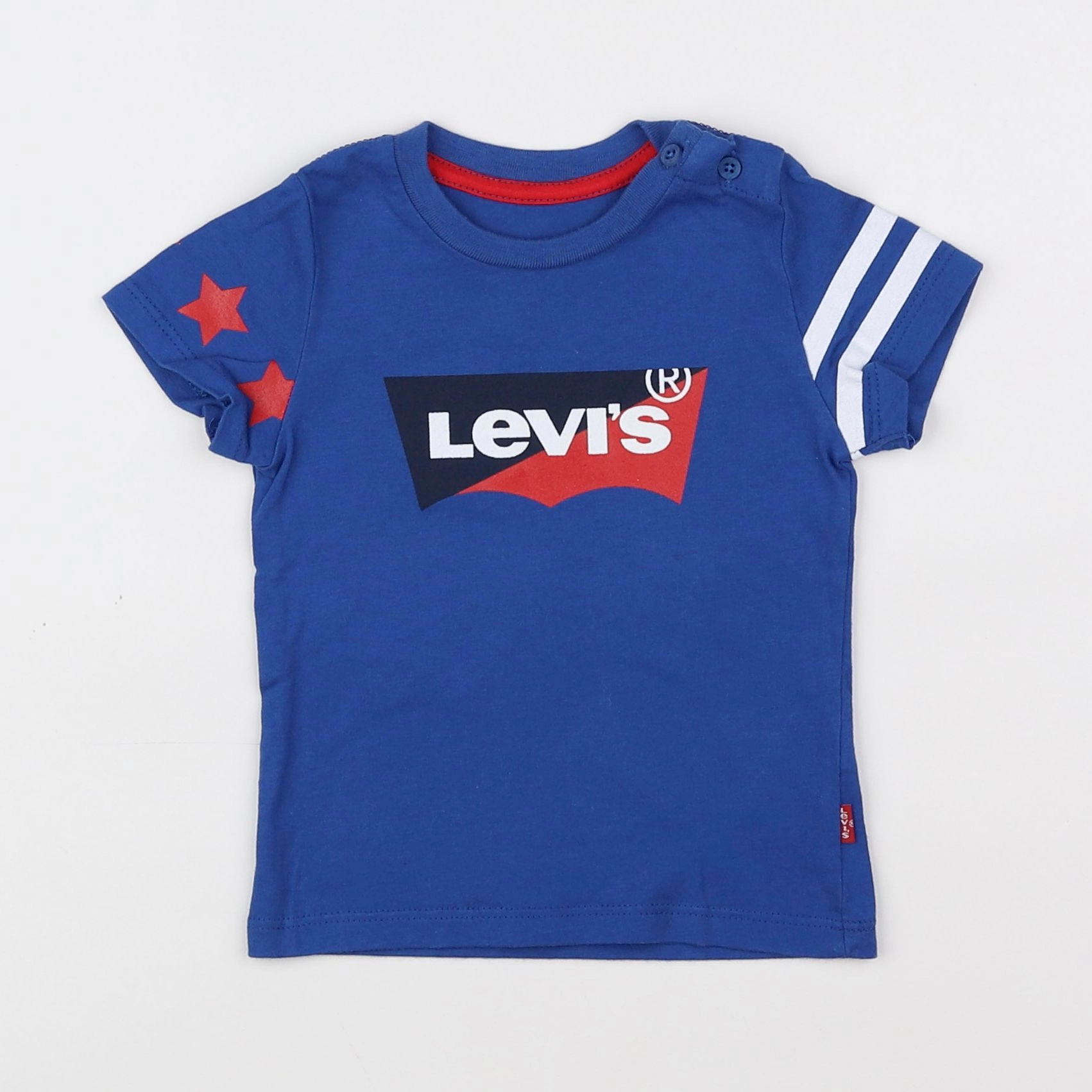 Levi's - tee-shirt bleu - 12 mois