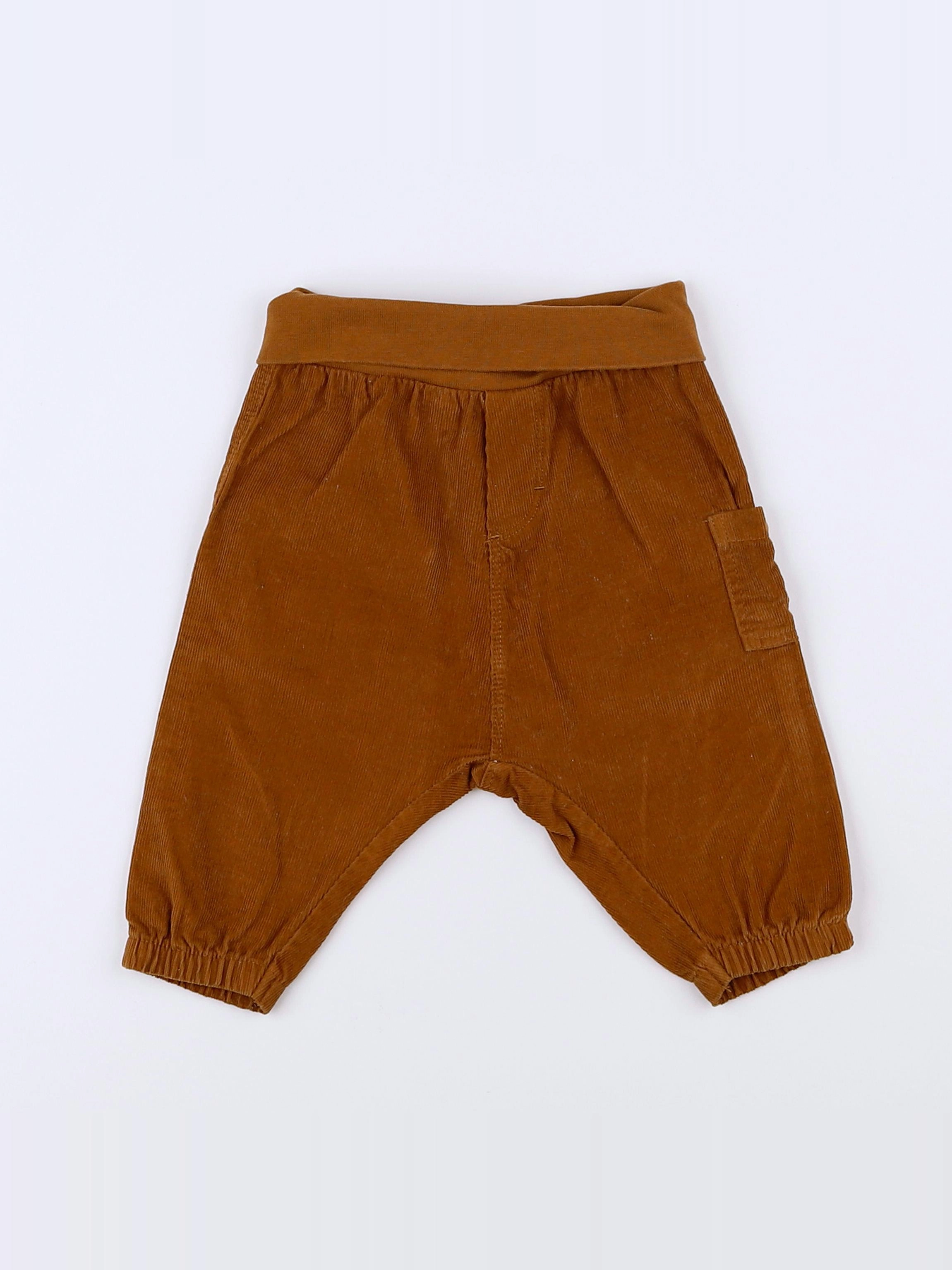 H&M - pantalon marron - 3 mois