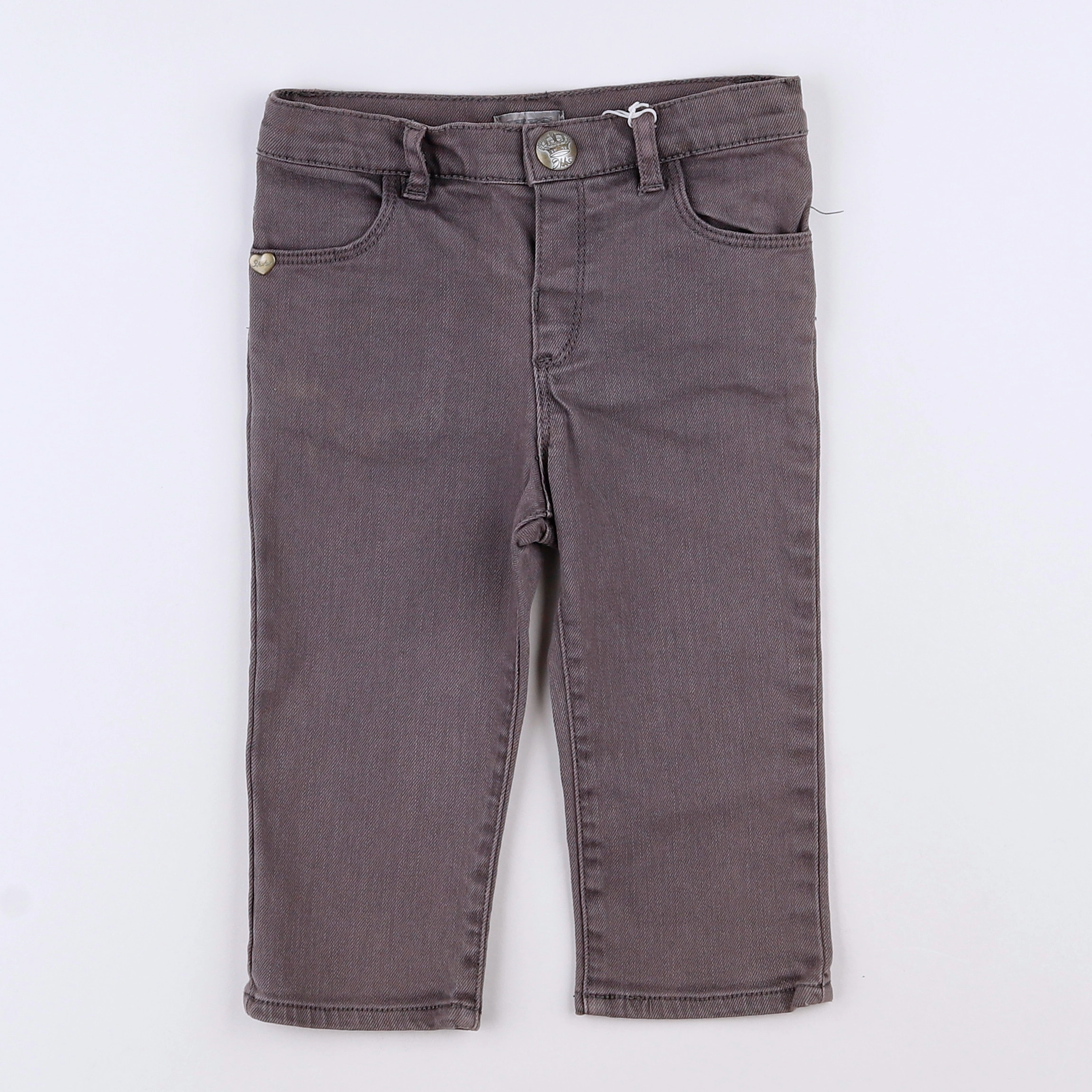 IKKS - jean gris (état neuf) - 12 mois