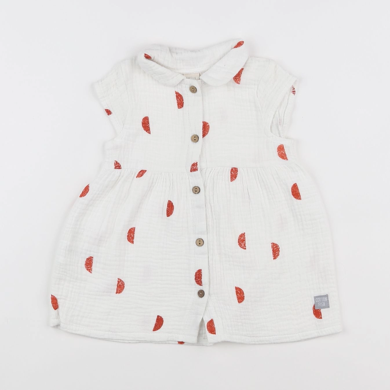 Cotton Fish - robe blanc - 18 mois