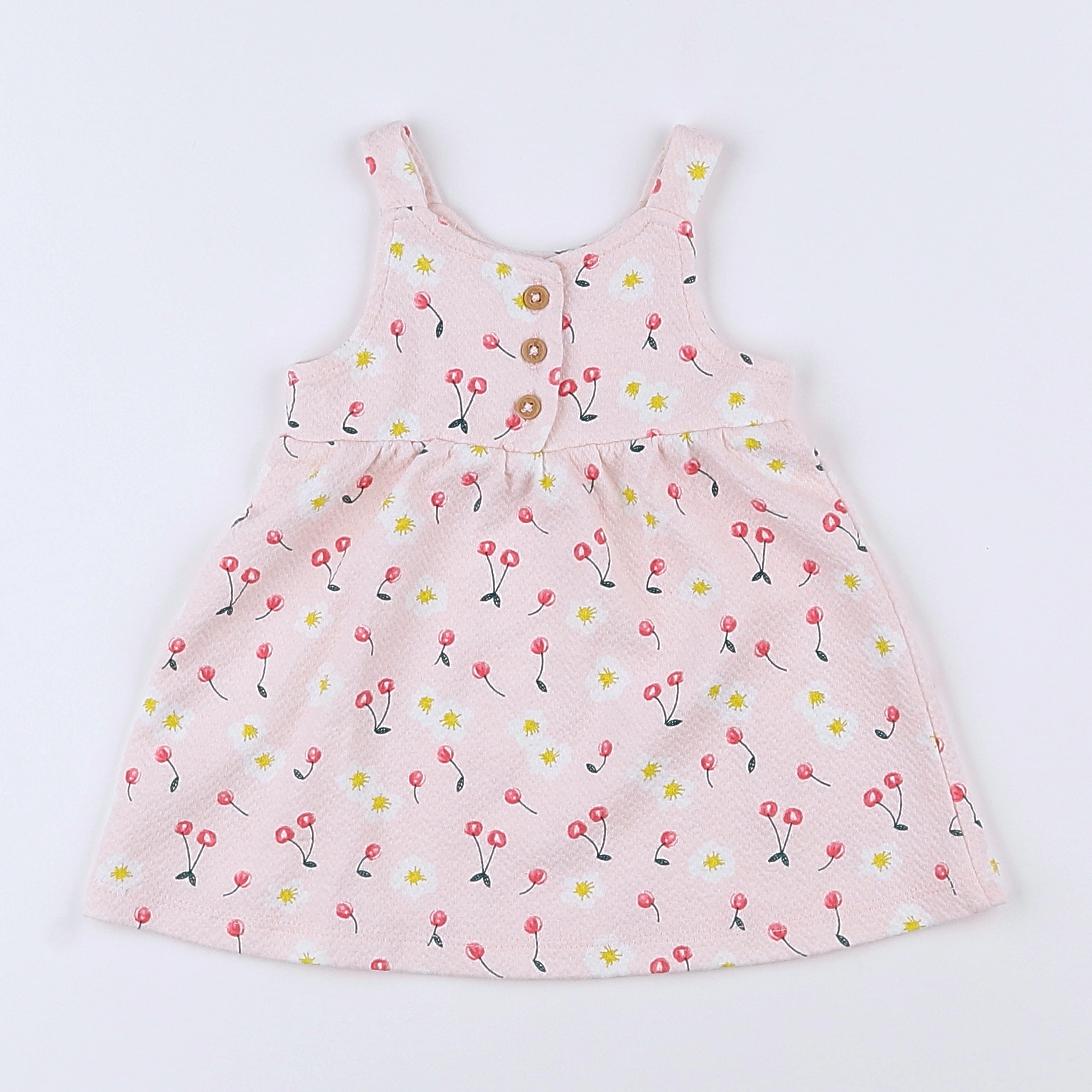 Vertbaudet - robe rose - 3 mois