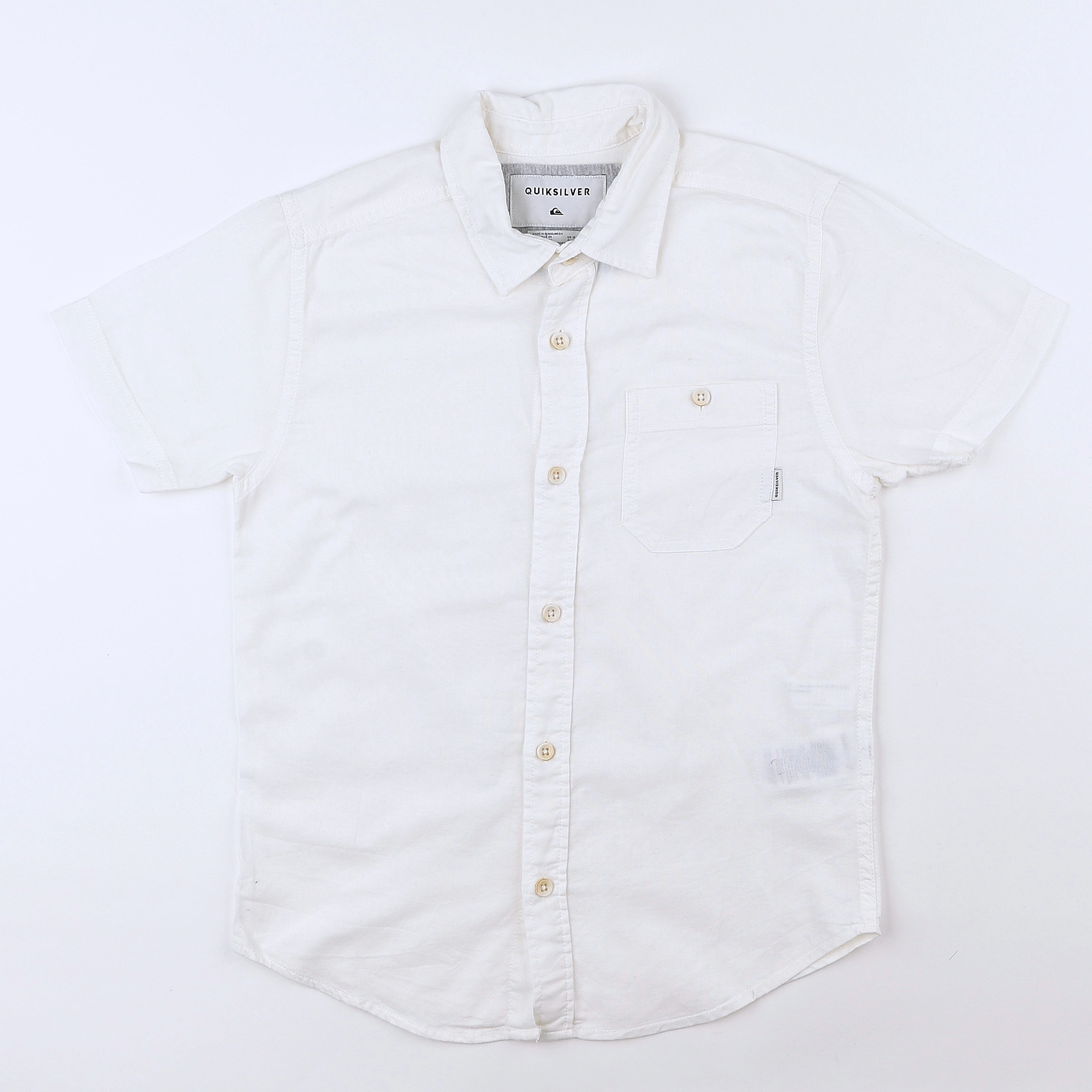 Quicksilver - chemise blanc - 10 ans