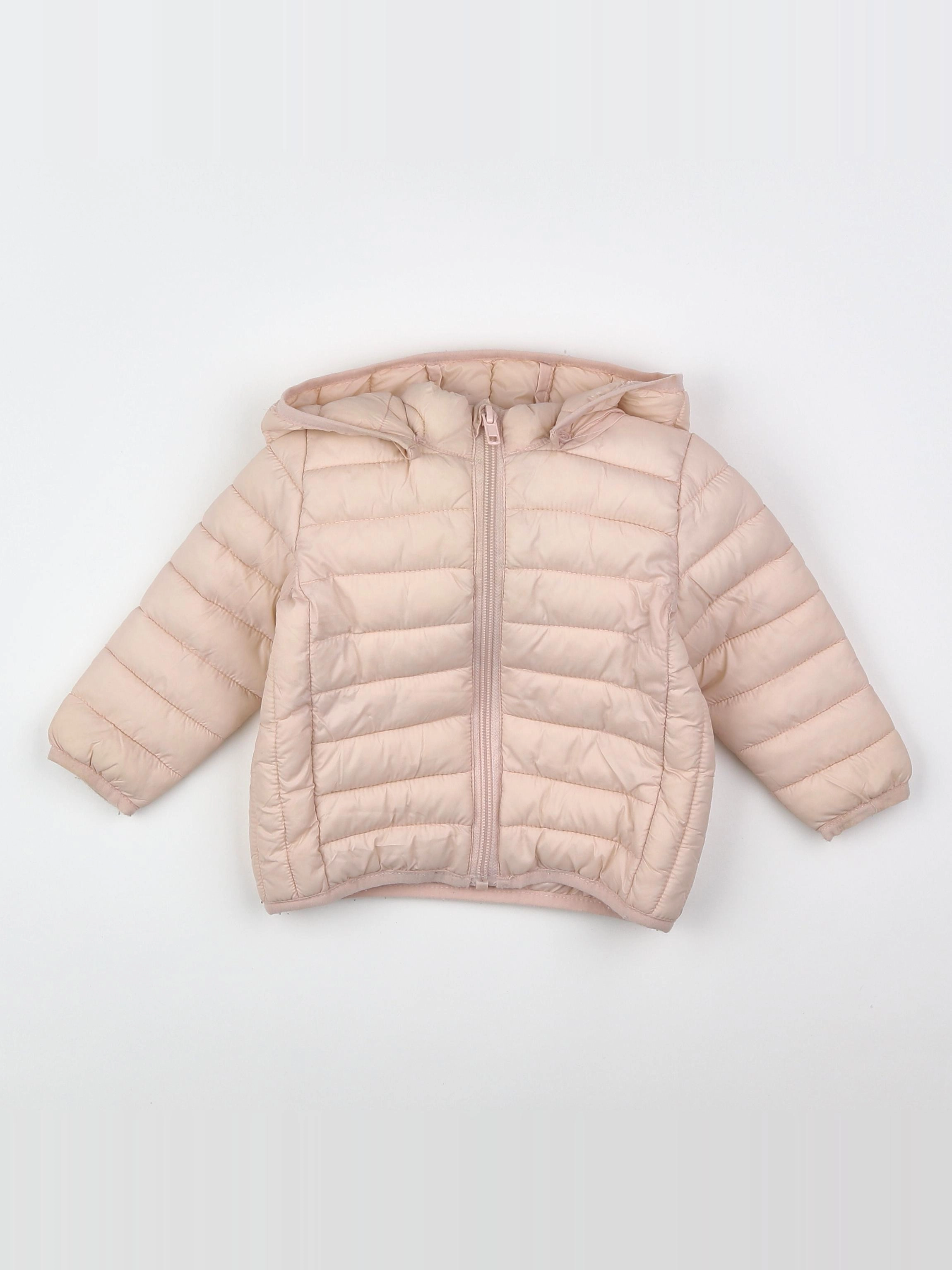 Boutchou - doudoune rose - 12 mois