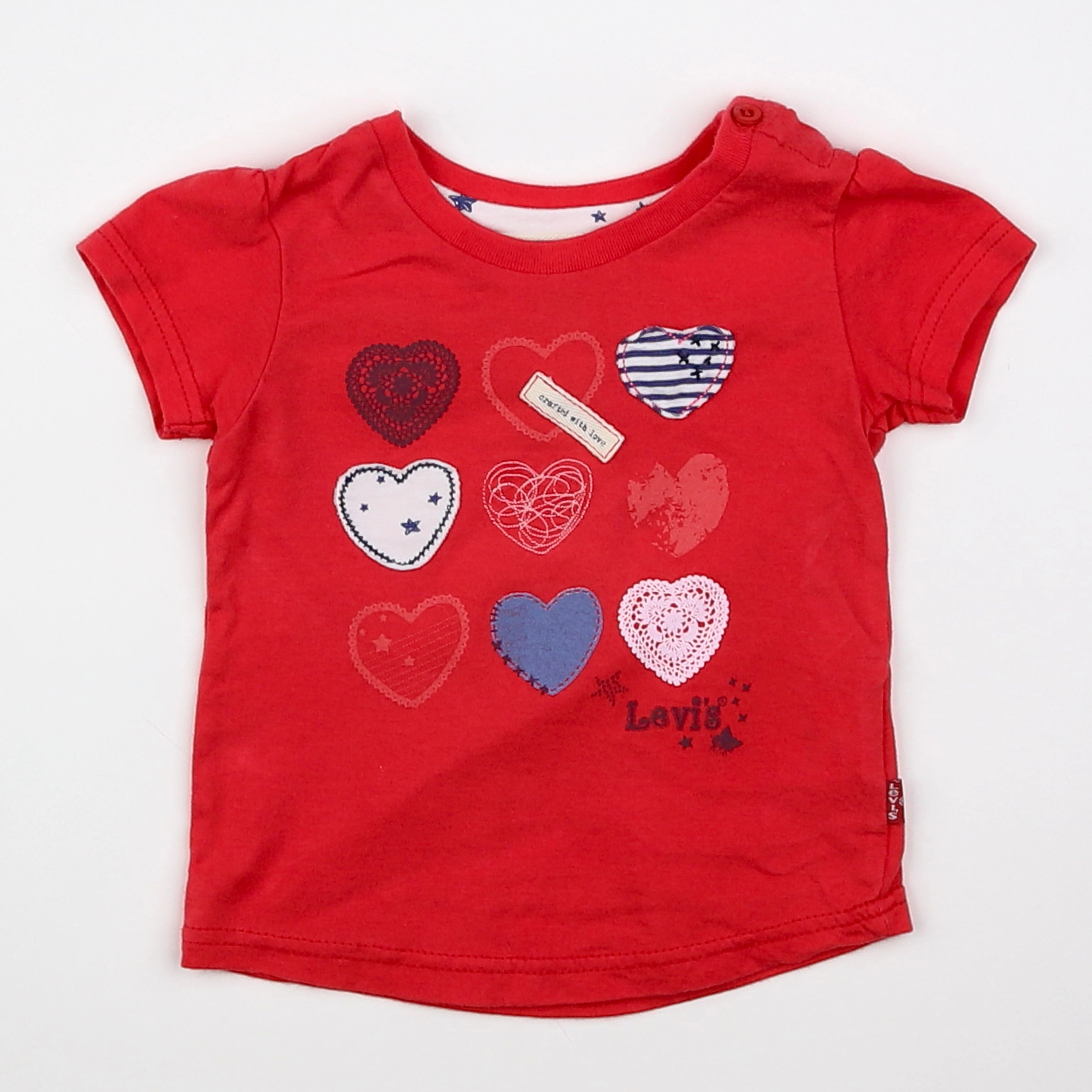 Levi's - tee-shirt rose - 6 mois