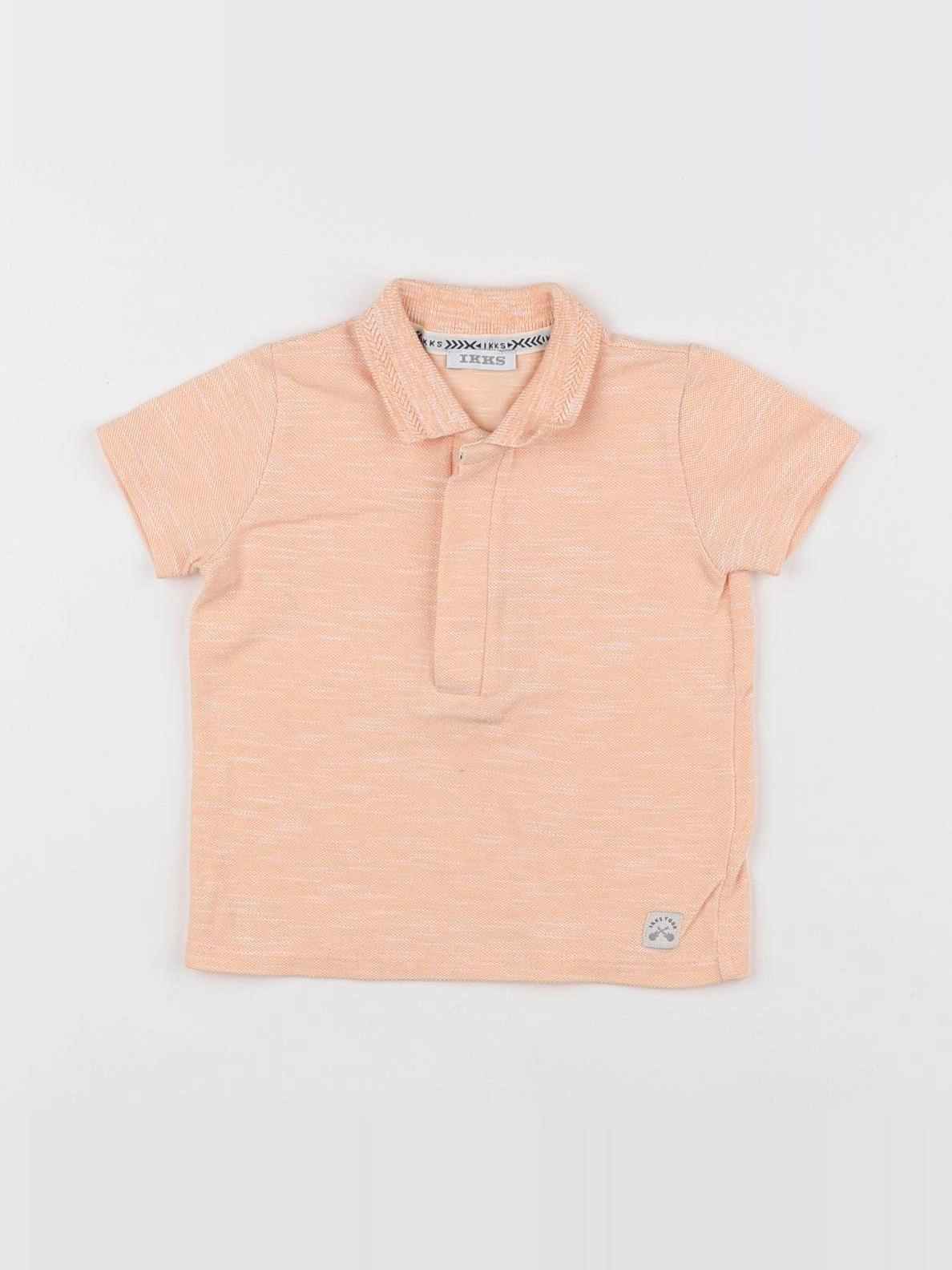 IKKS - polo orange - 6 mois