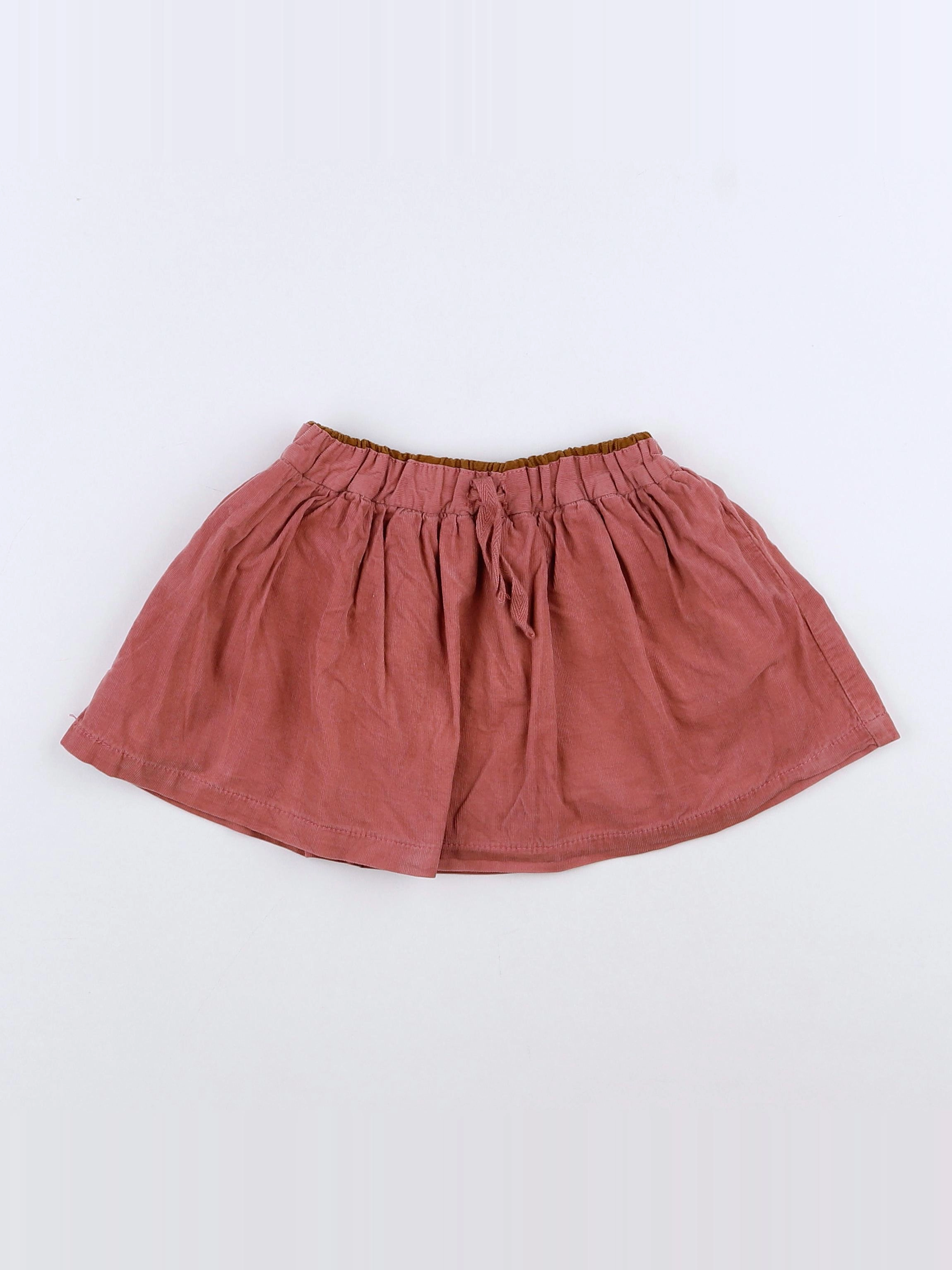 Zara - jupe rose - 12/18 mois