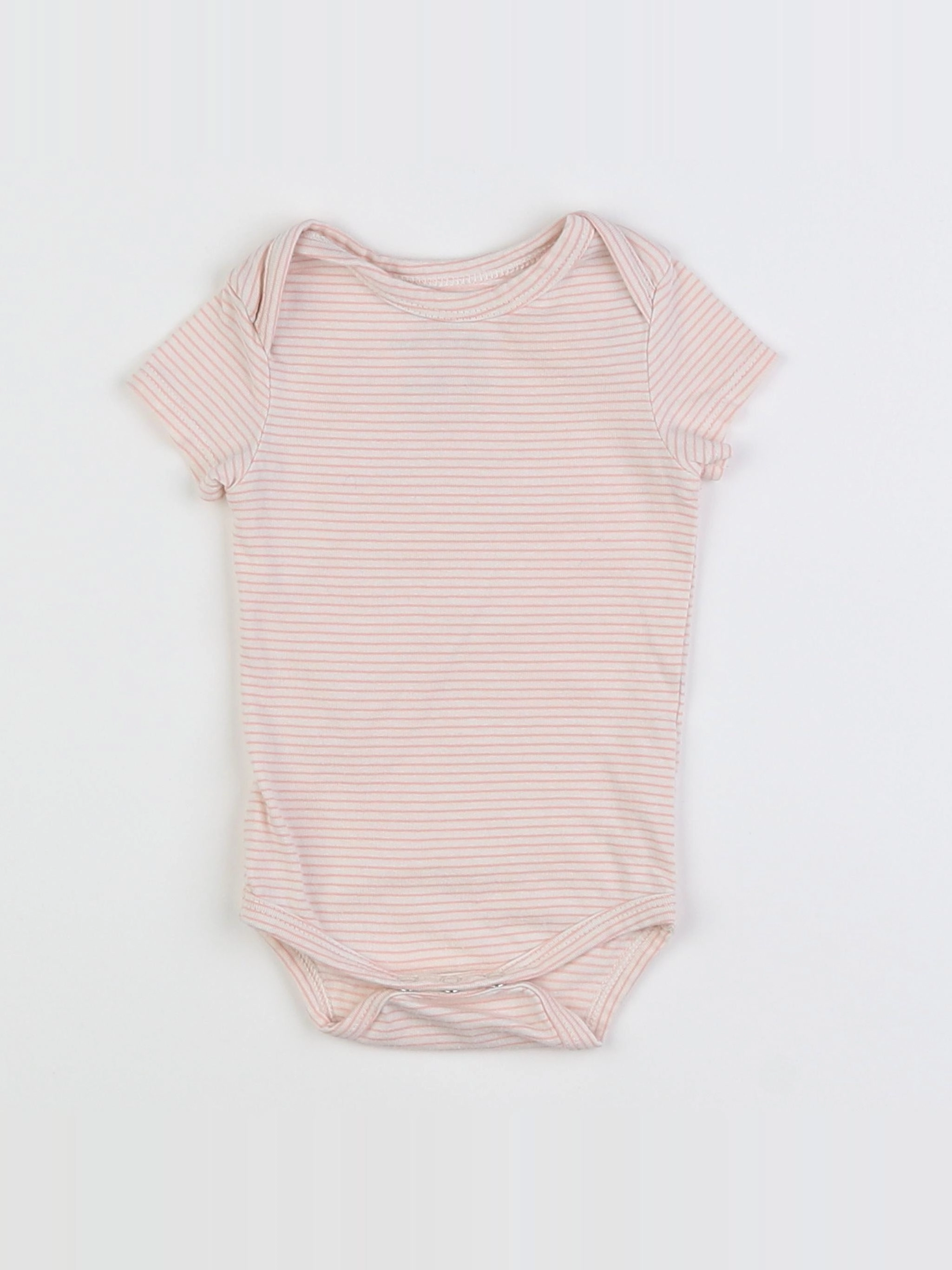 Tape à l'oeil - body rose - 3 mois