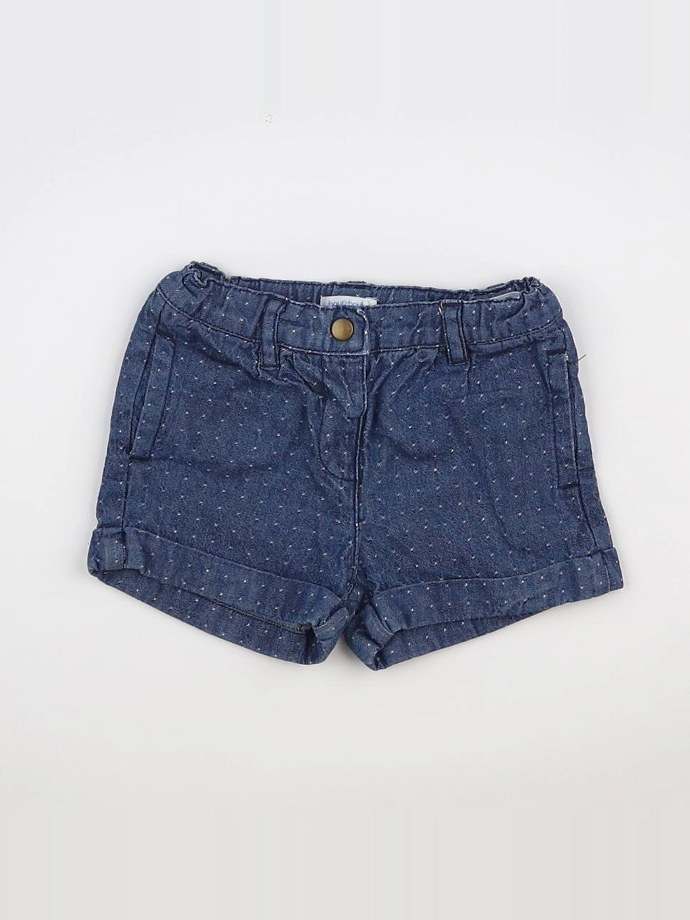 Boutchou - short bleu - 9 mois