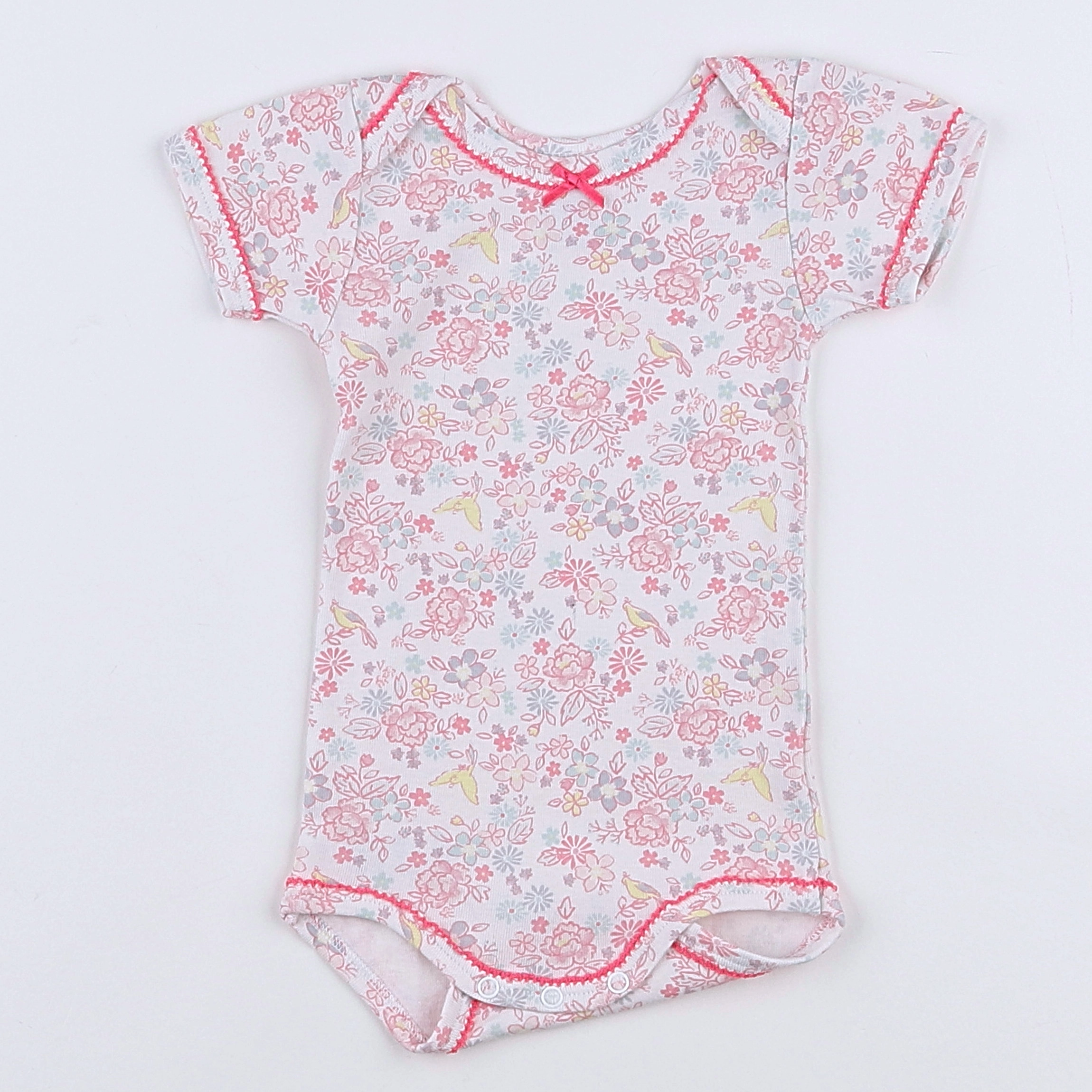Petit Bateau - body multicolore - 3 mois